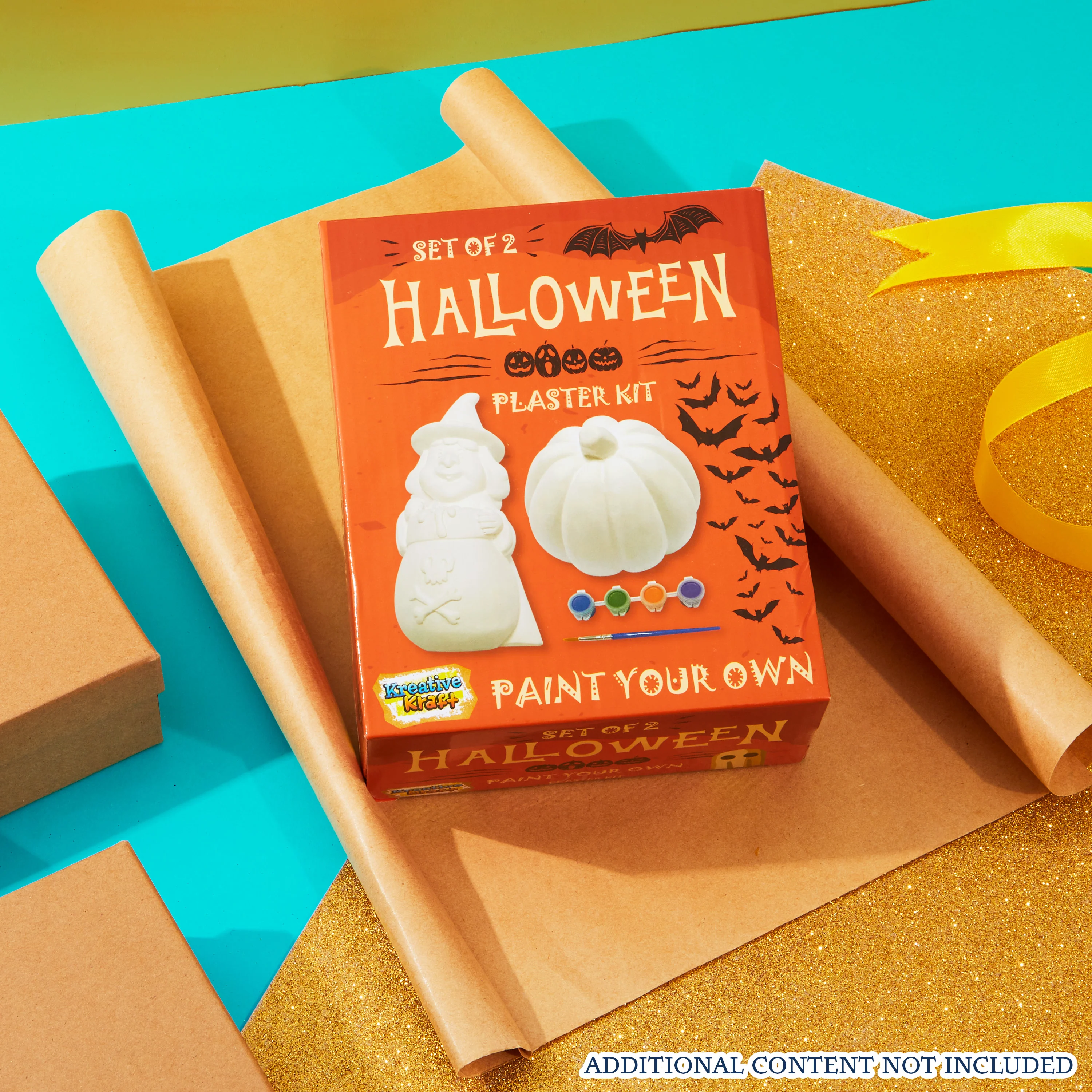 KreativeKraft Kids Painting Set Halloween Decorations-Paint Your Own Sets for Kids (Set of 2) - Image 2