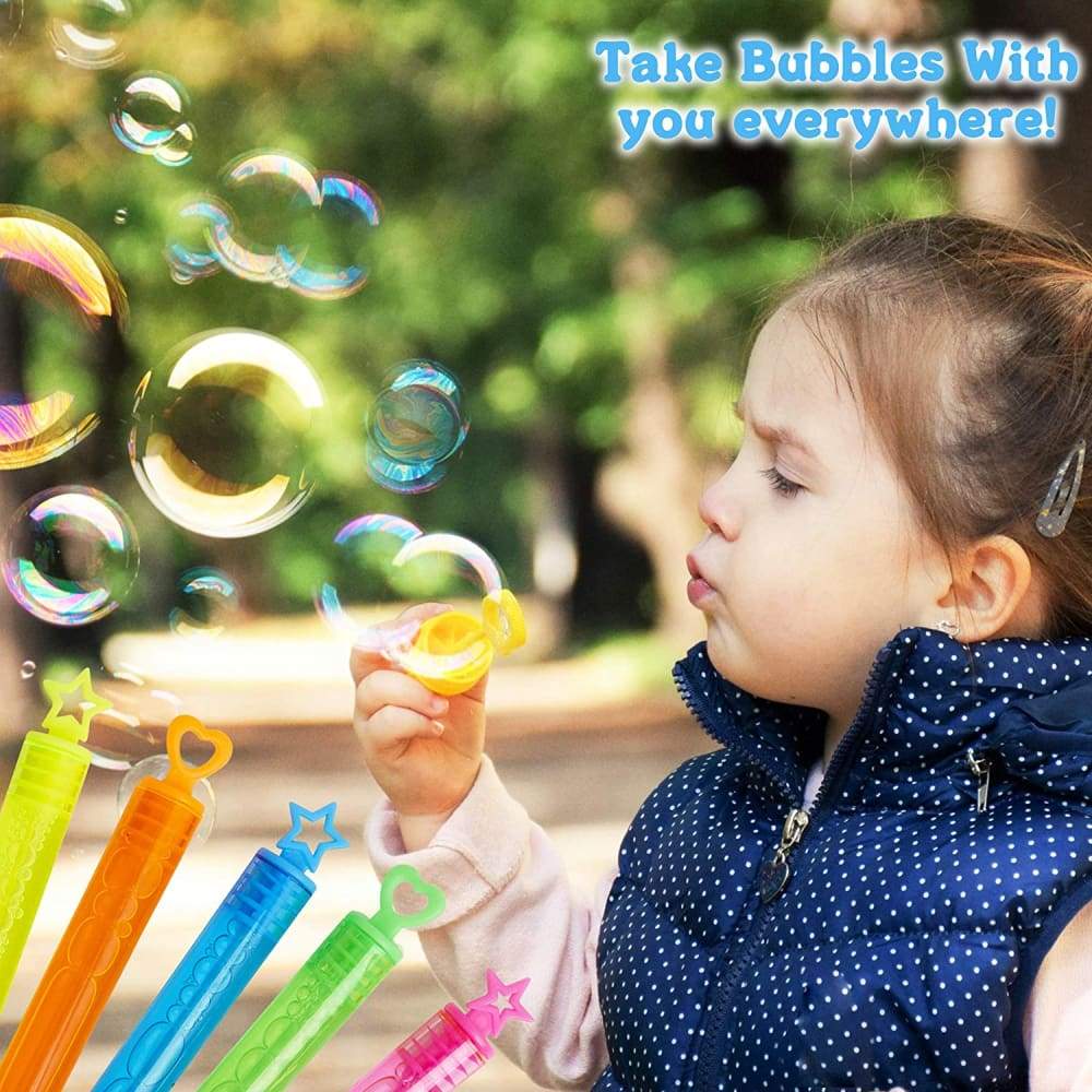 KreativeKraft Pack of 40 Bubble Wands Fun Garden Toys For Kids, Gifts For Girls Boys - Image 4