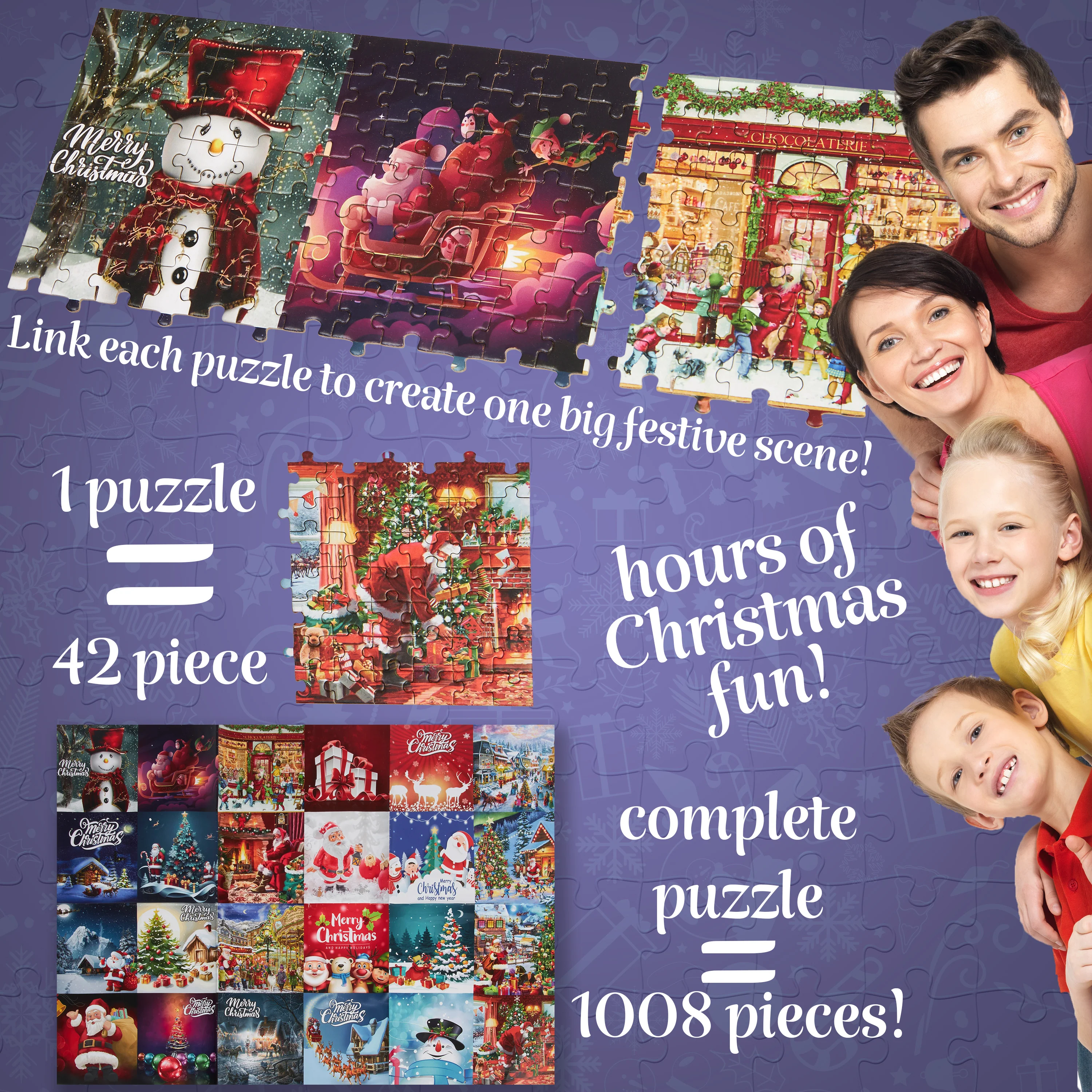 KreativeKraft Puzzle Advent Calendar 2025 Fun Christmas Countdown Calendar - Image 5