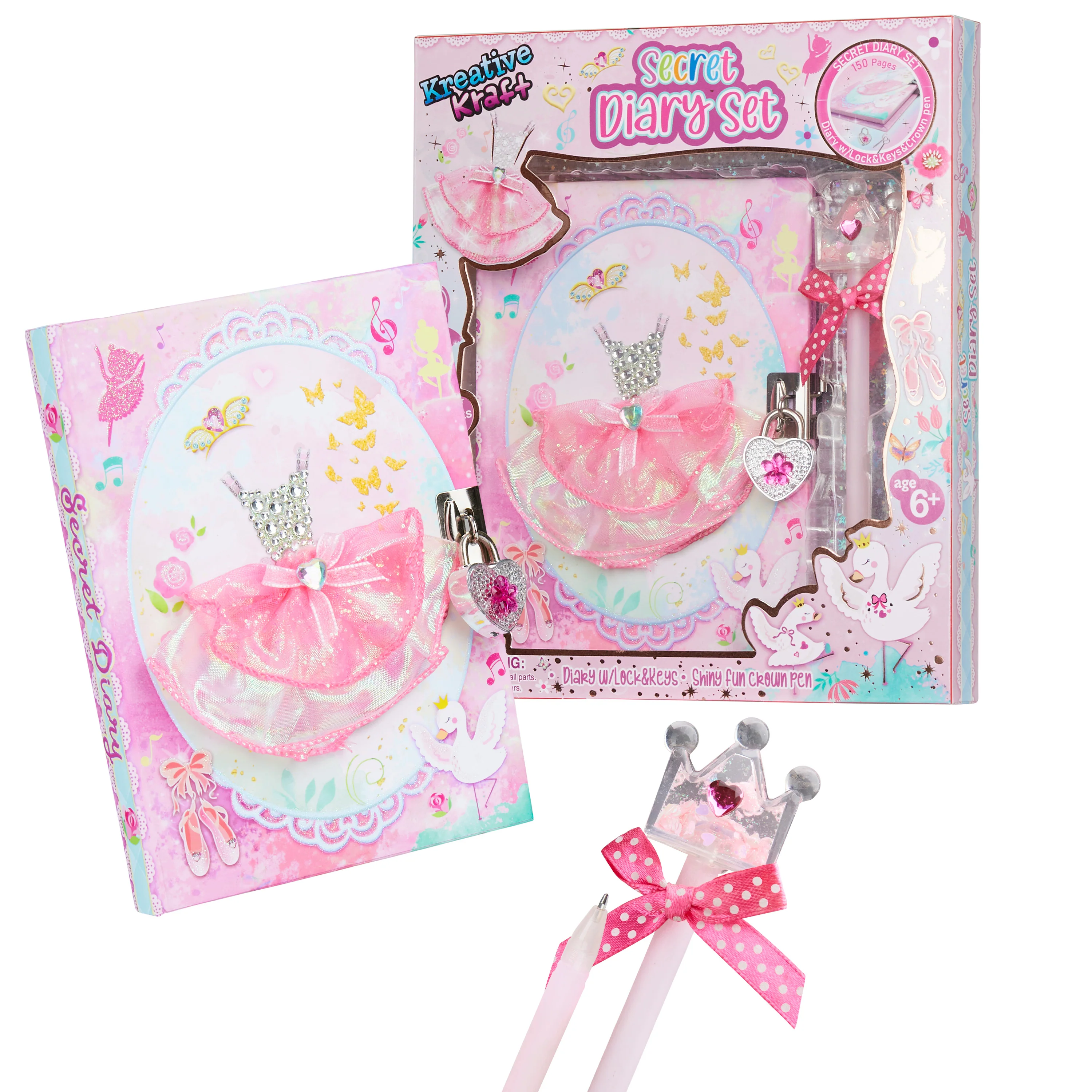 KreativeKraft Scrapbook Kit for Kids - Ballet Diary - Image 6