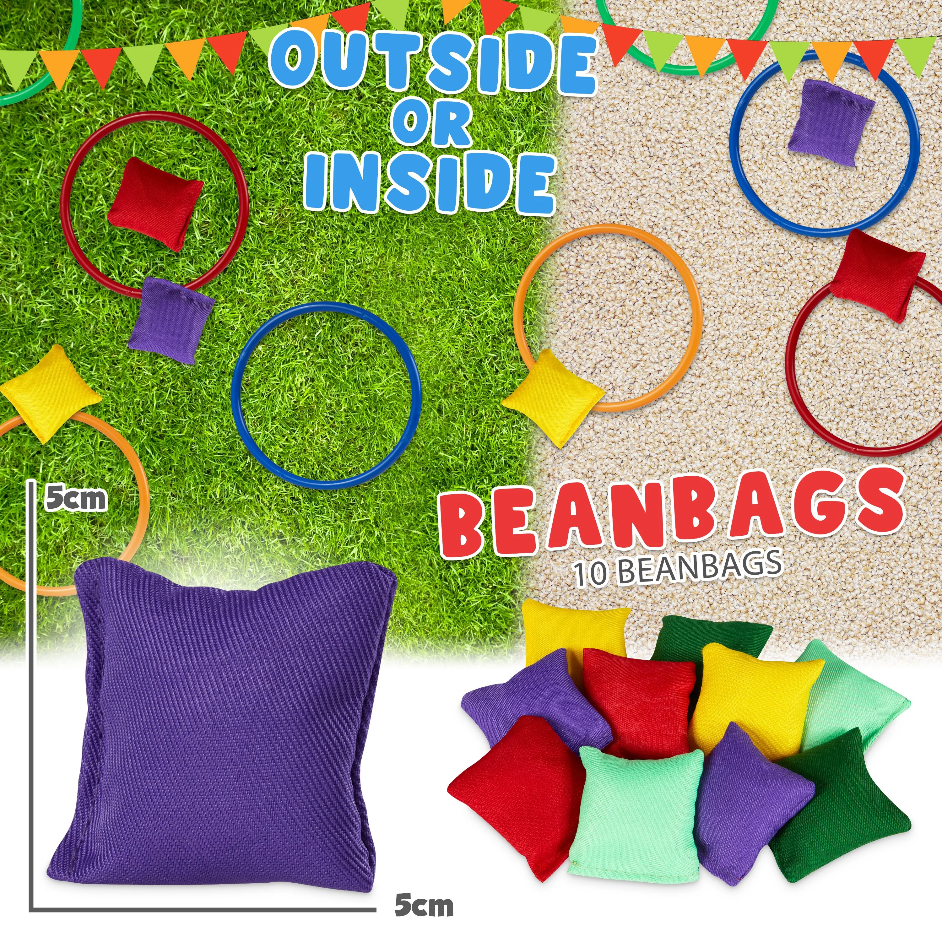 KreativeKraft Sports Day Kit, Indoor Outdoor Games for Kids Family - Image 6