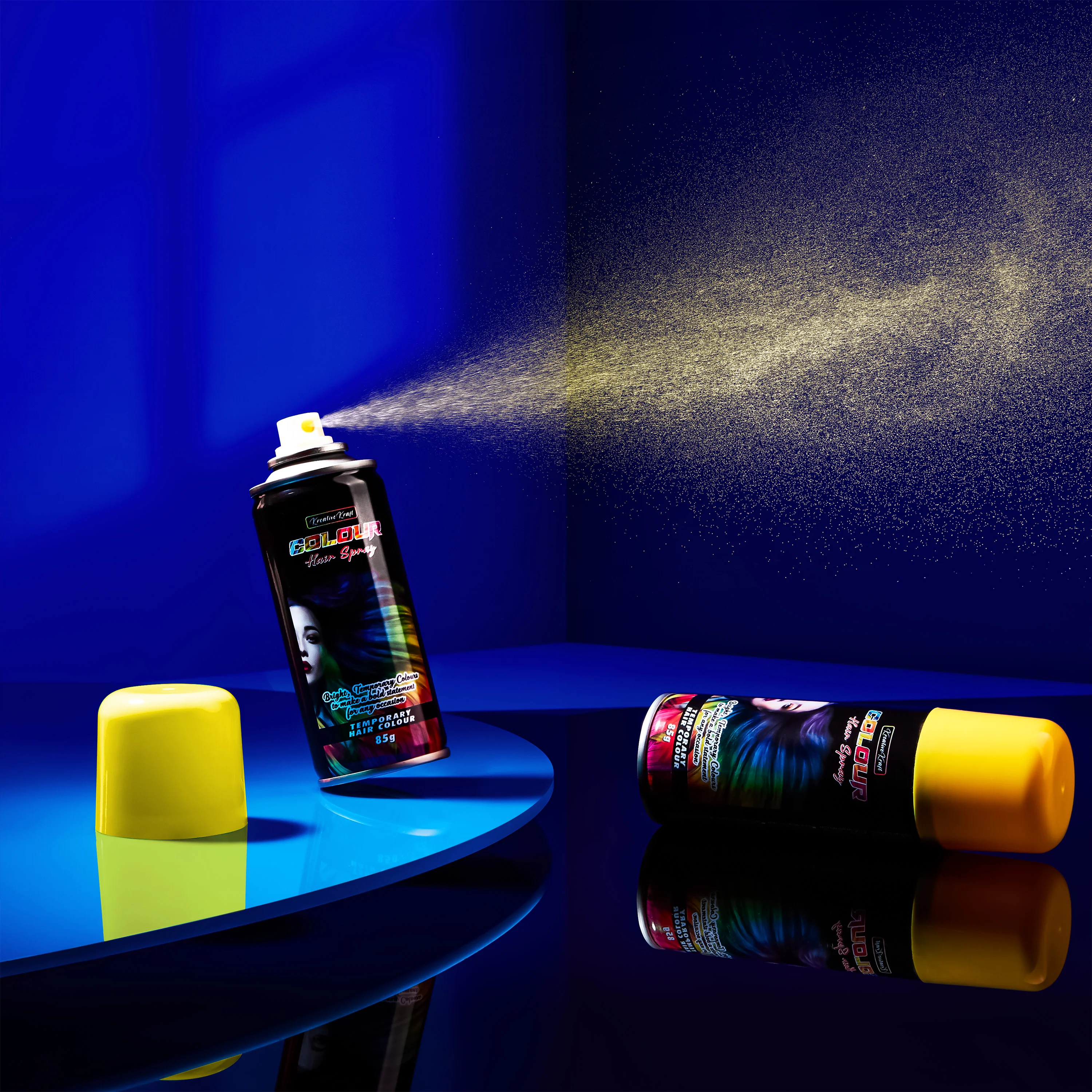 KreativeKraft Temporary Colour Hair Spray, Wash Out Hair Colour for Adults and Teens - Image 39