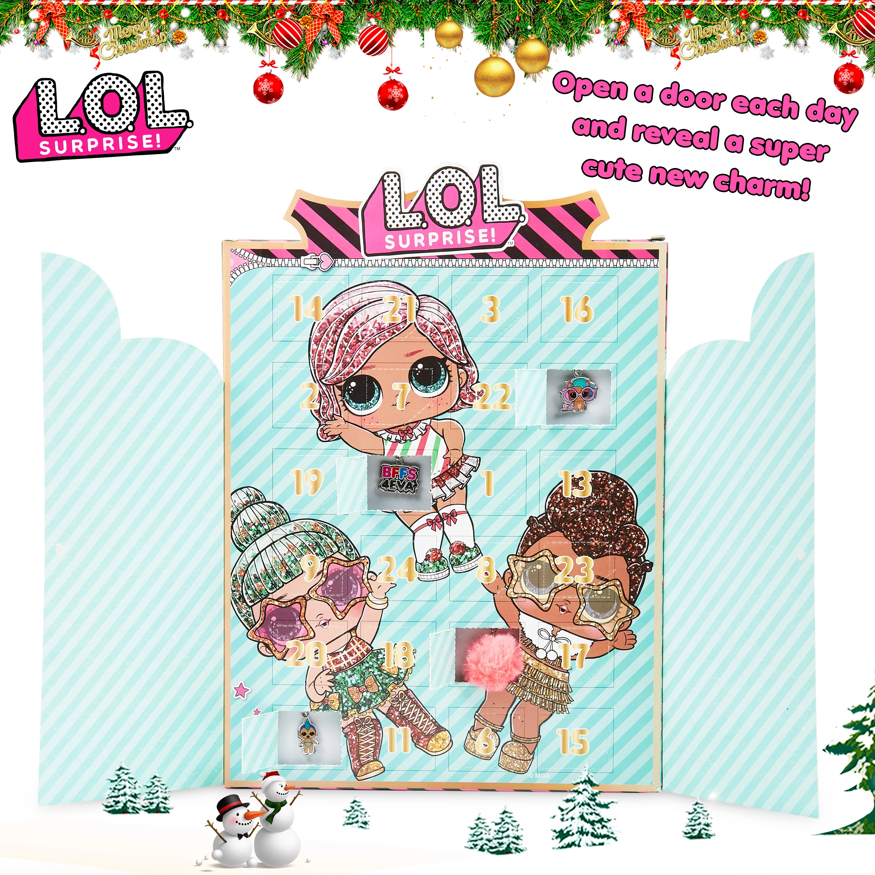 L.O.L. Surprise! Jewellery Advent Calendar with 24 Surprises to Discover - Image 3