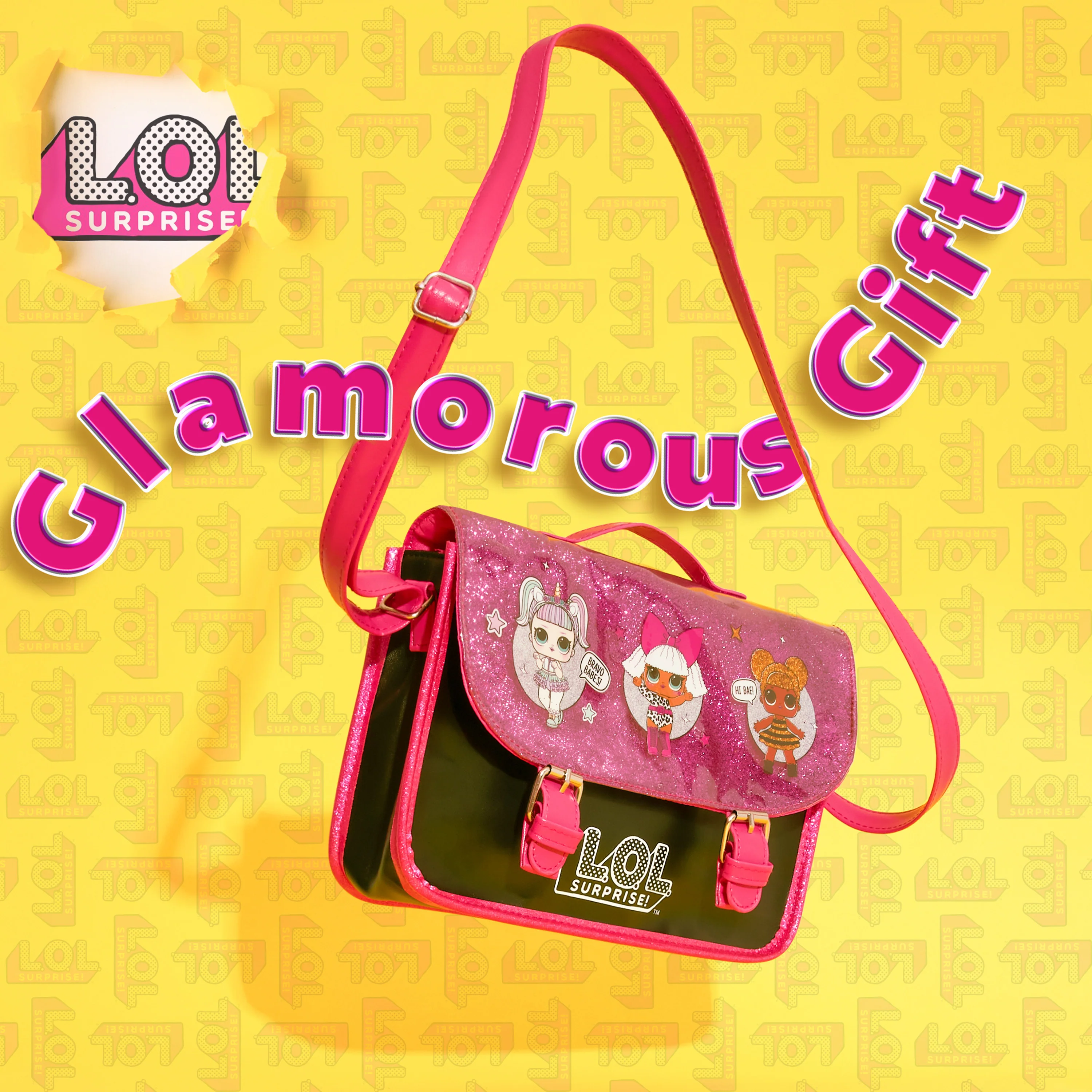 L.O.L. Surprise! Girls Handbag - Kids Crossbody Shoulder Bag with Adjustable Strap - Image 3
