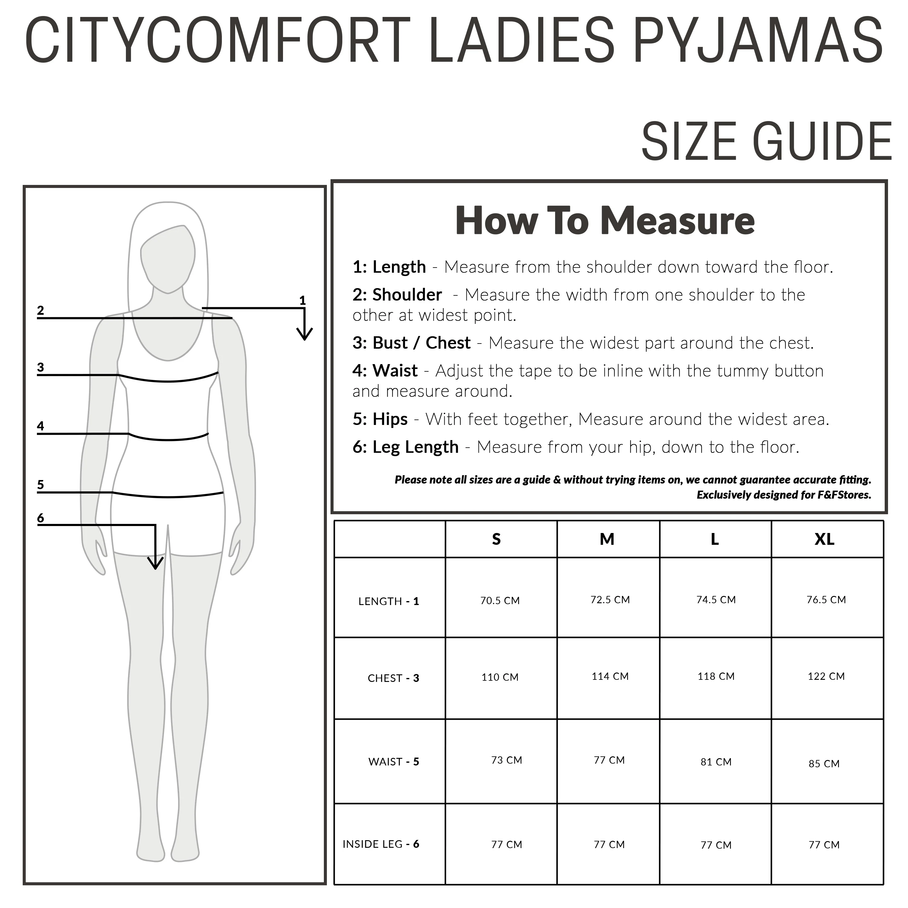 CityComfort Fleece Womens Pyjamas Set Long Sleeve Fluffy Loungewear Adults Teenagers, Winter PJs Warm Nightwear, Gifts for Her - Image 6
