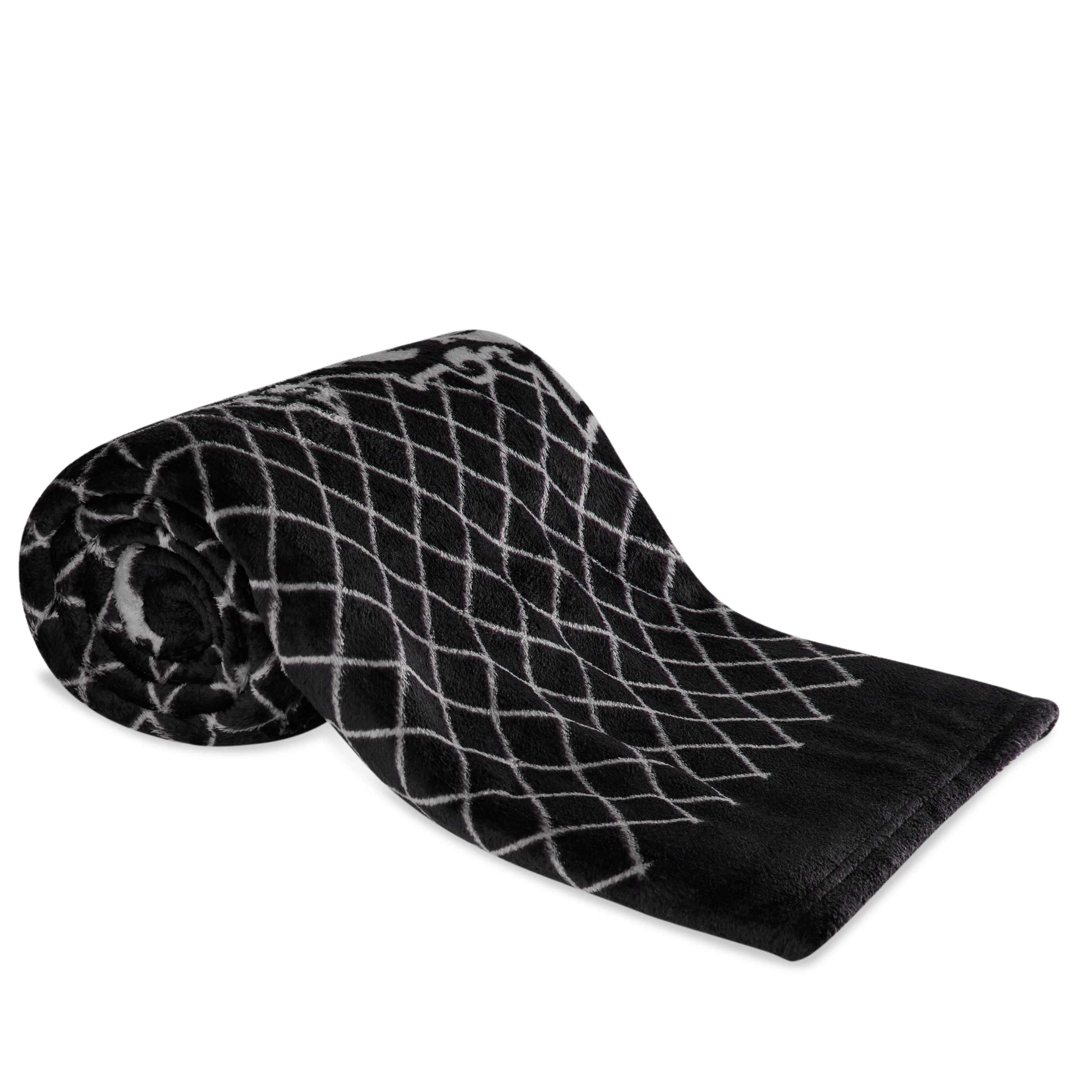 Liverpool F.C. Fleece Blanket Throw - Black - Image 4
