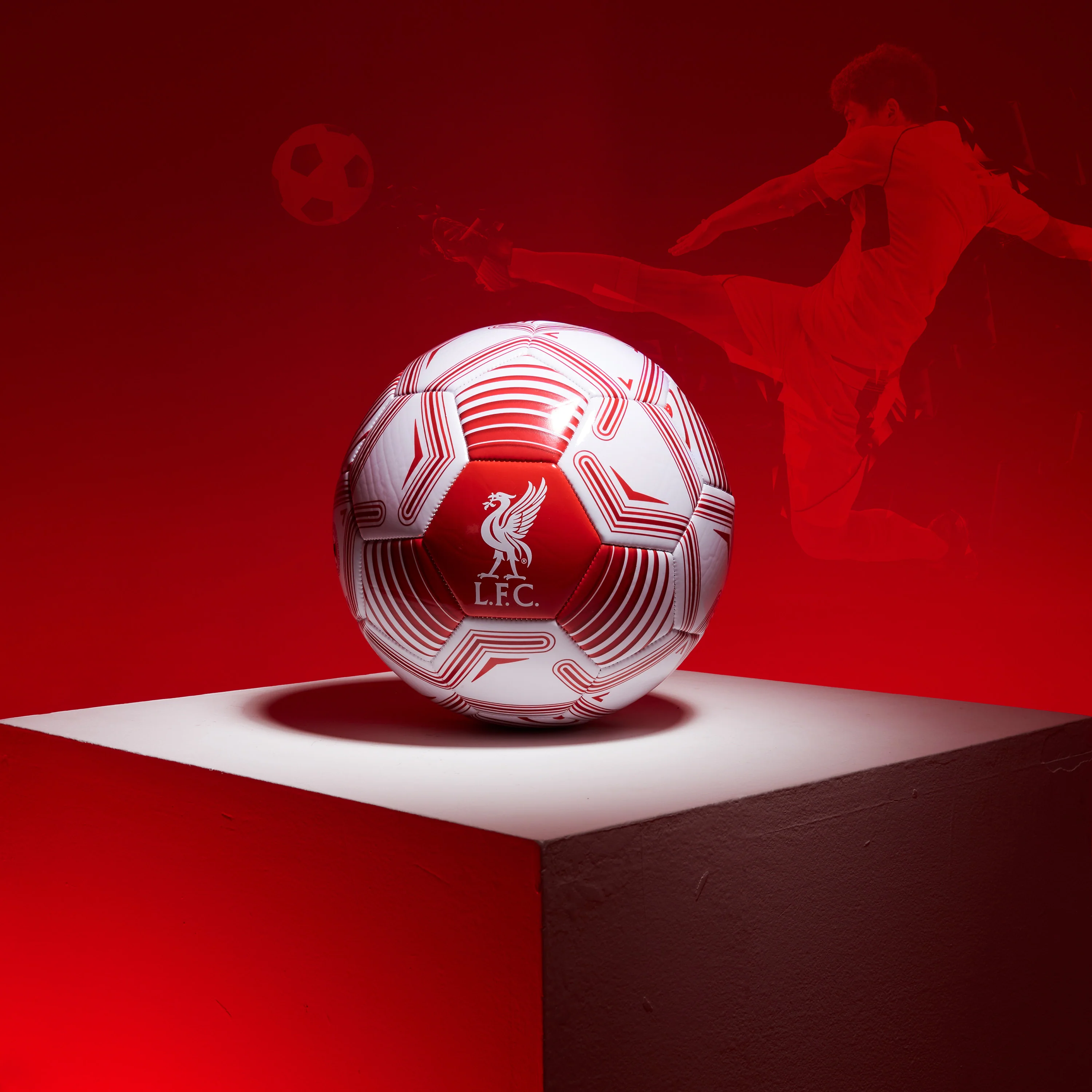 Liverpool F.C. Football Soccer Ball for Adults & Teenagers - Size 4 - Image 2