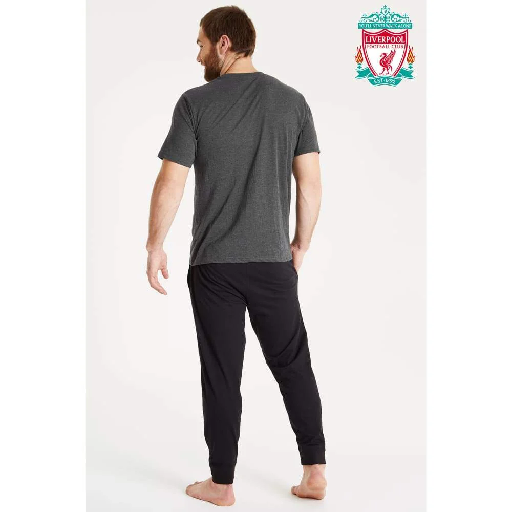 Liverpool F.C. Mens Pyjamas Set, Long Cotton Pjs, Official Football Gifts - Image 7
