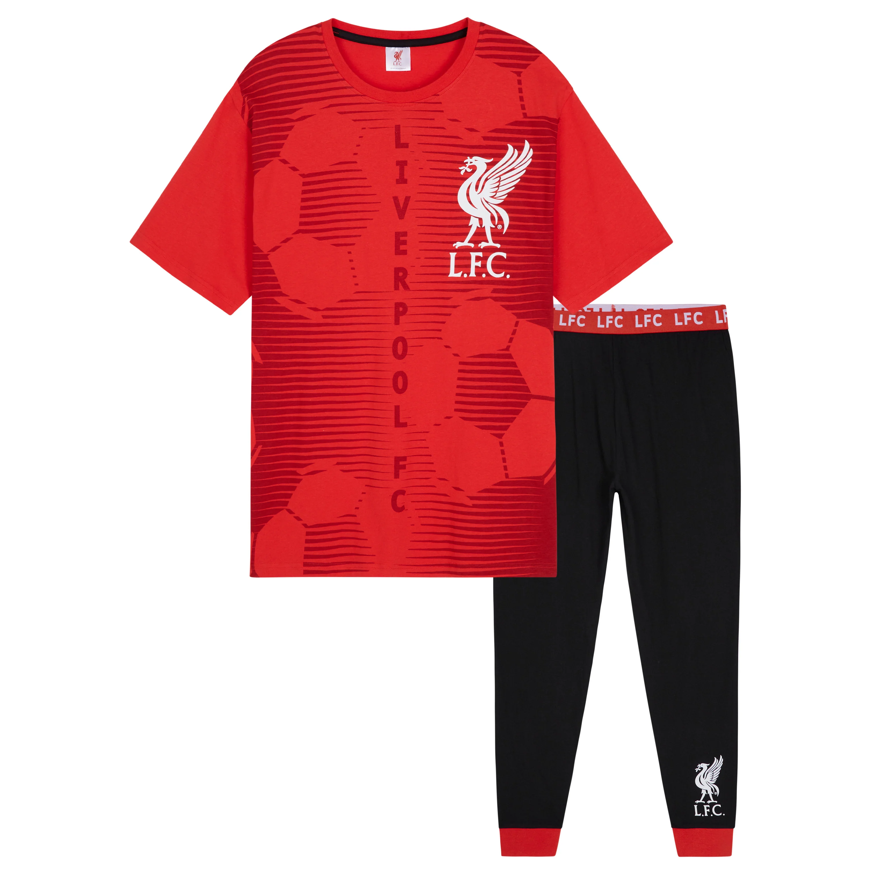 Liverpool F.C. Mens Pyjamas Set, Nightwear Set for Men