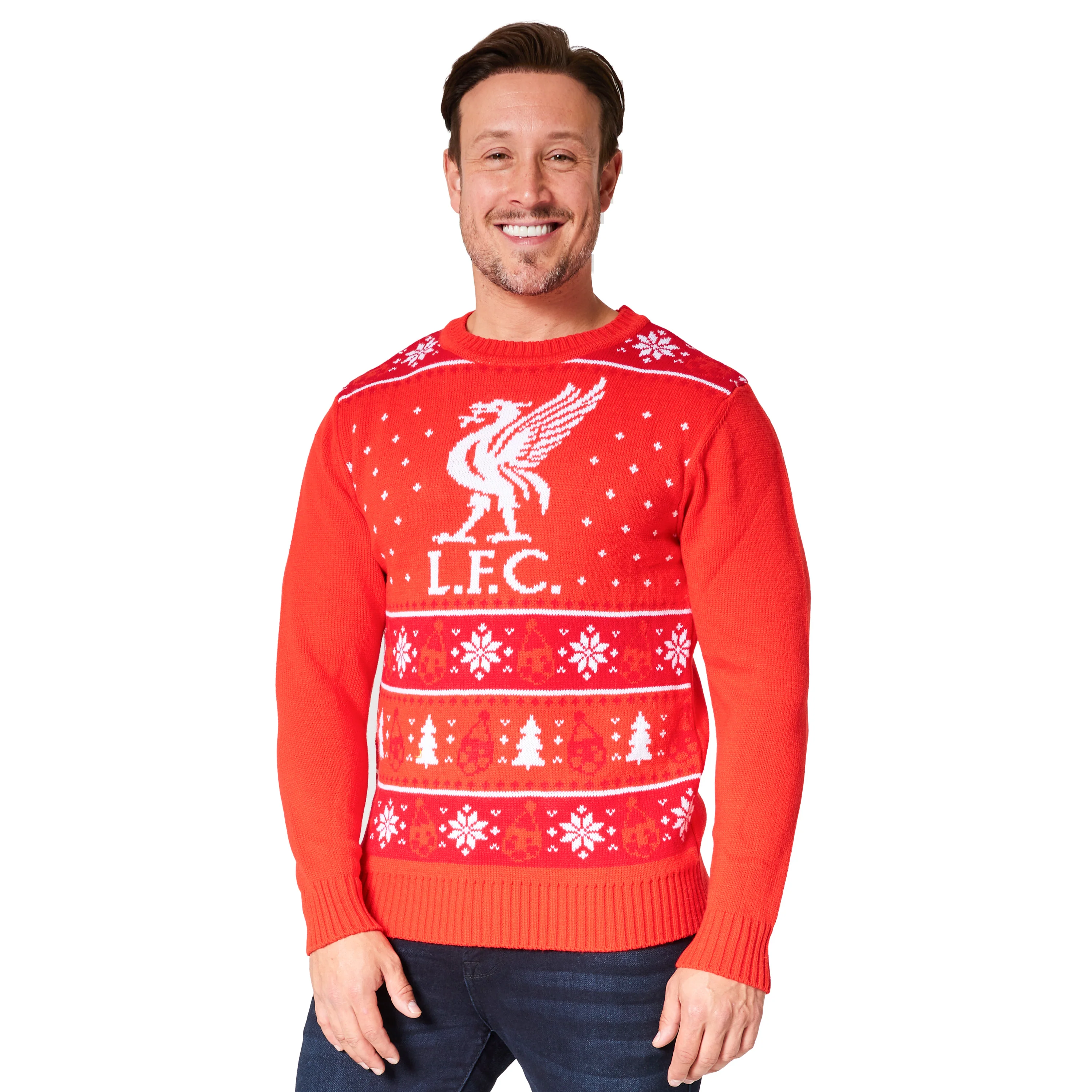 Liverpool FC Christmas Jumpers for Men & Teenagers