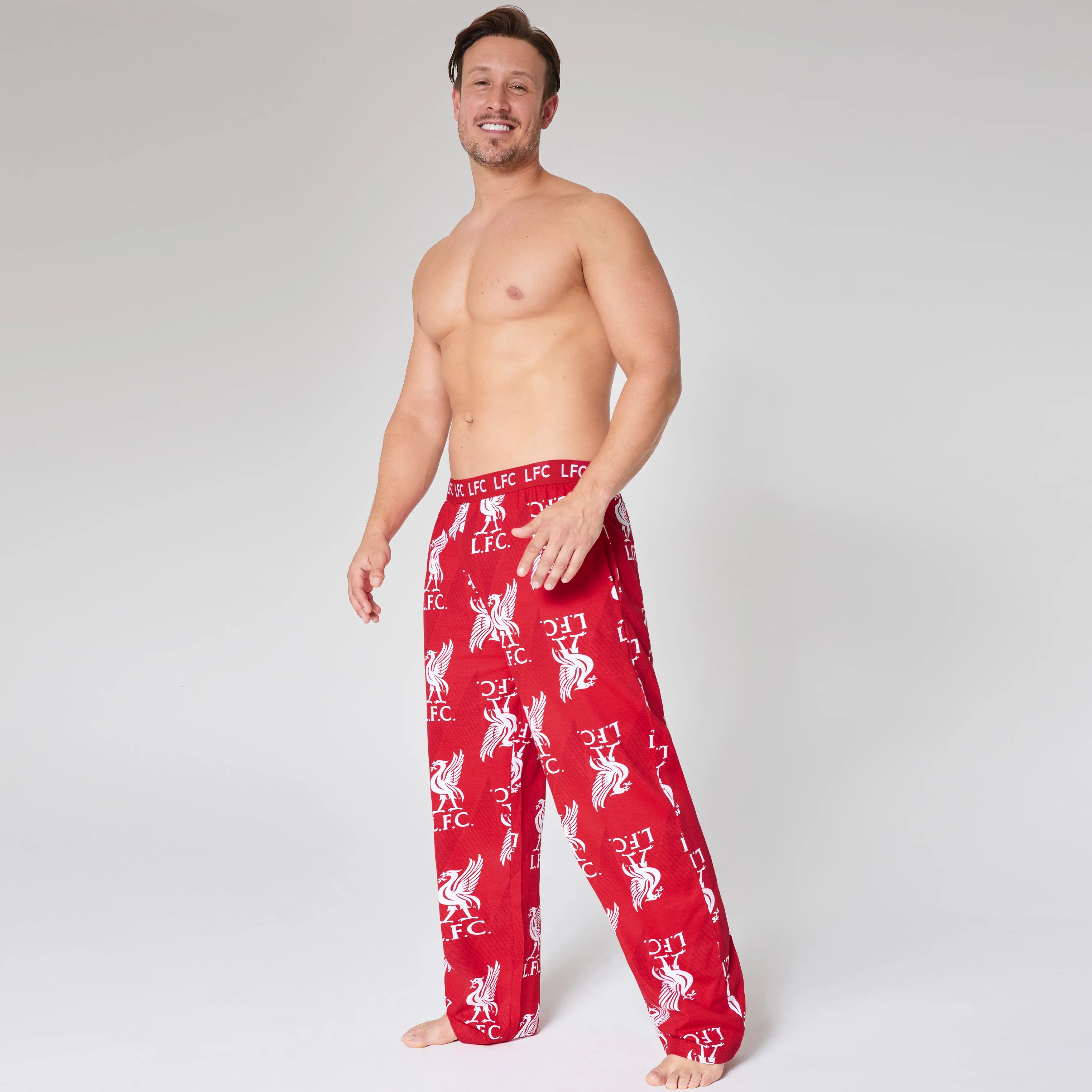 Liverpool FC Mens Pyjama Bottoms - Comfy Nightwear Pyjama Bottoms for Men - Image 2