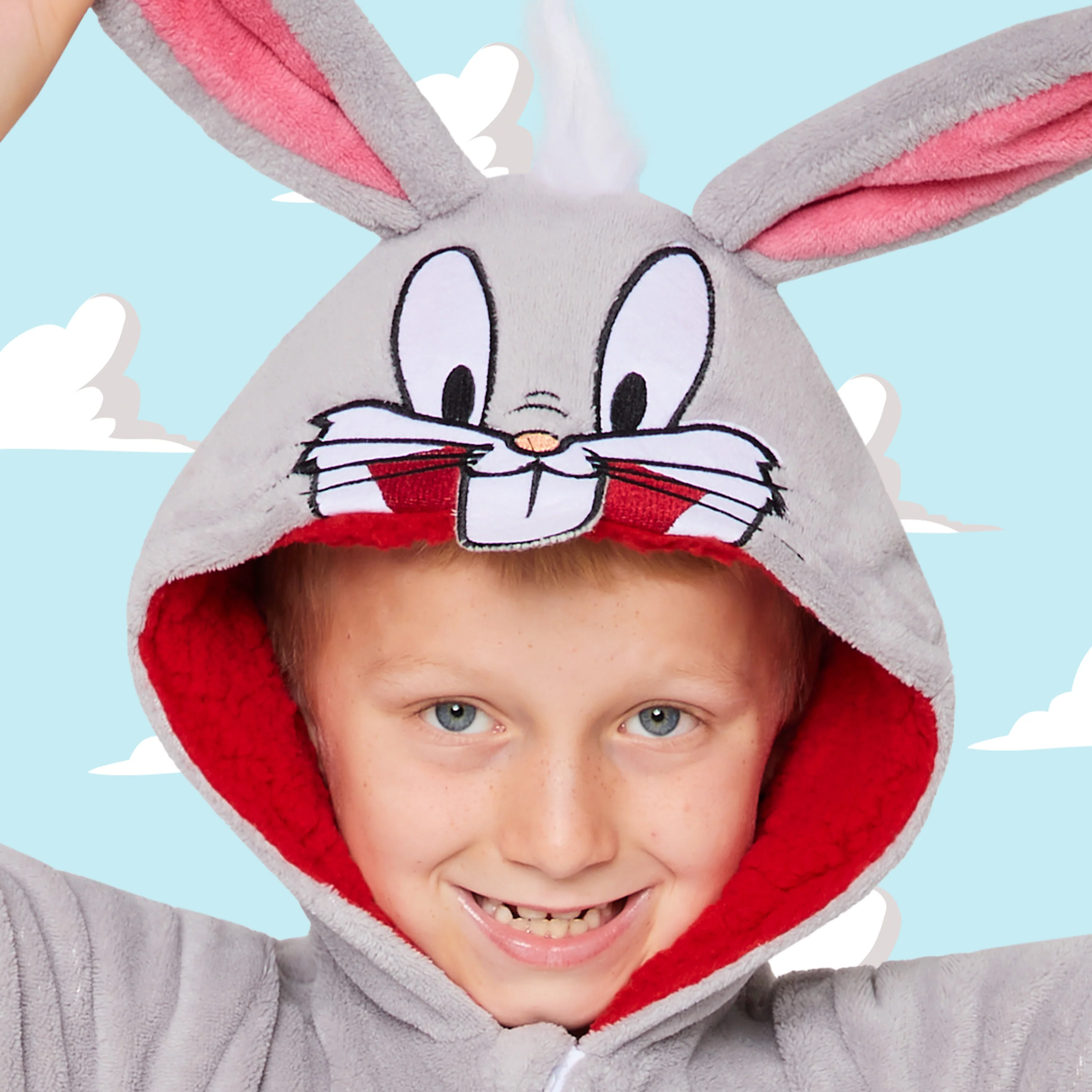LOONEY TUNES Fleece Onesie for Kids - Bugs Bunny - Image 4