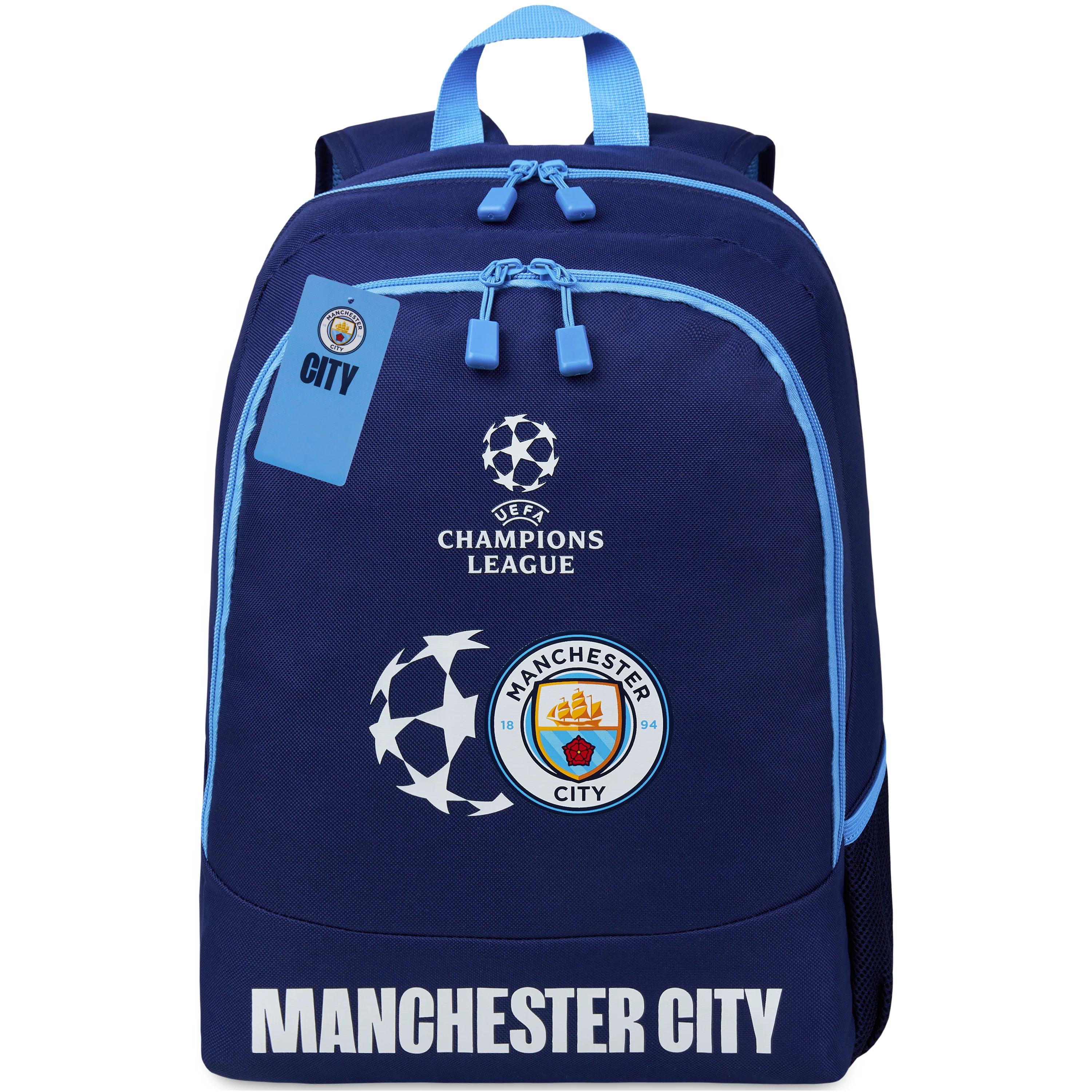 MANCHESTER CITY F.C. Backpack for Men Teens Rucksack Work Boys School Bag Official Merchandise Sports Travel Supporters' Gear Football Gifts for Men