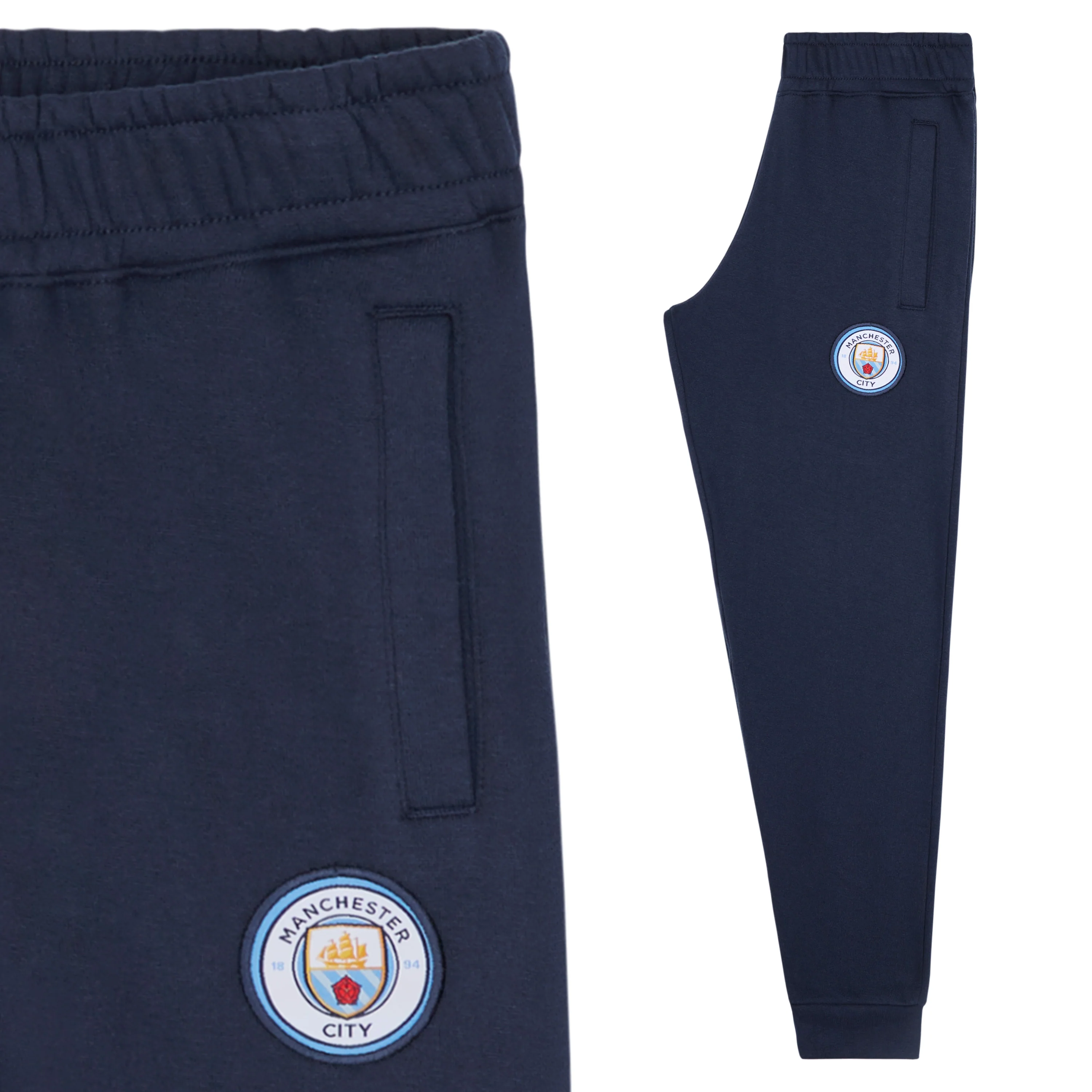 Manchester City F.C. Boys Sweatpants with 2 Pockets Cuffed Ankles - Image 3
