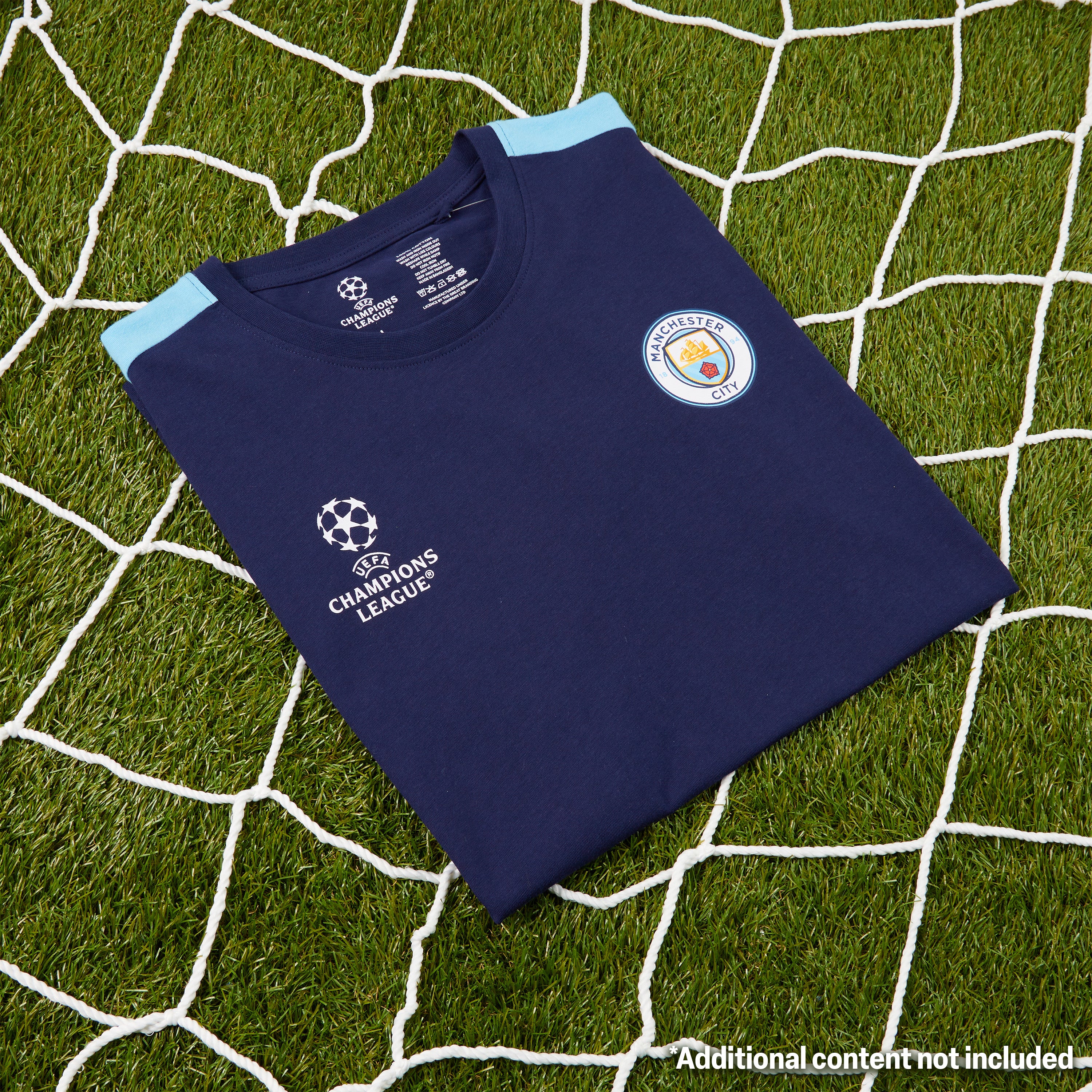 MANCHESTER CITY F.C. Men's T-Shirts, Short Sleeve Soft Crew Neck Football Shirt - Image 5