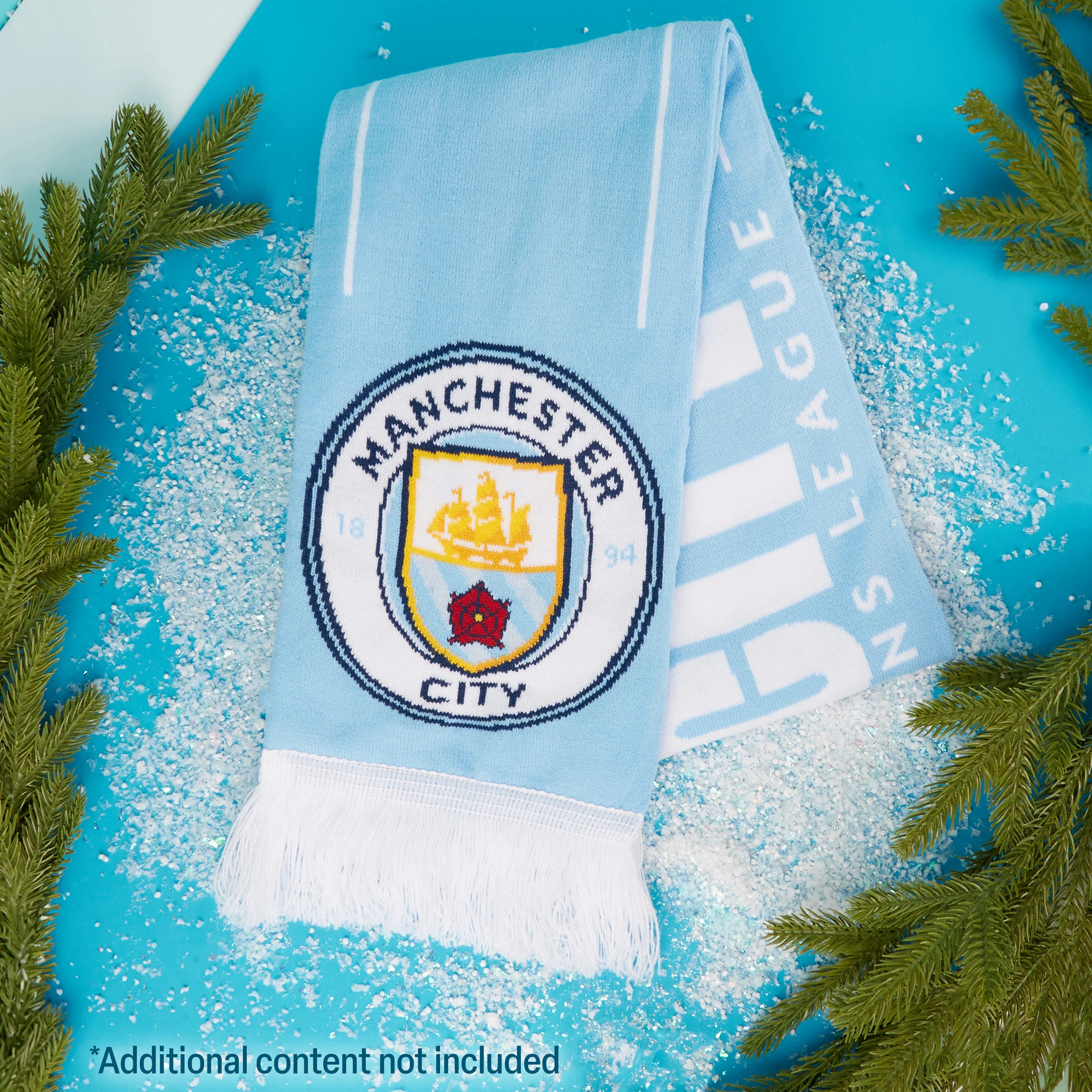 Manchester City F.C. Scarf for Men and Teenagers Cosy Neck Scarf, Man City Gifts - Image 5