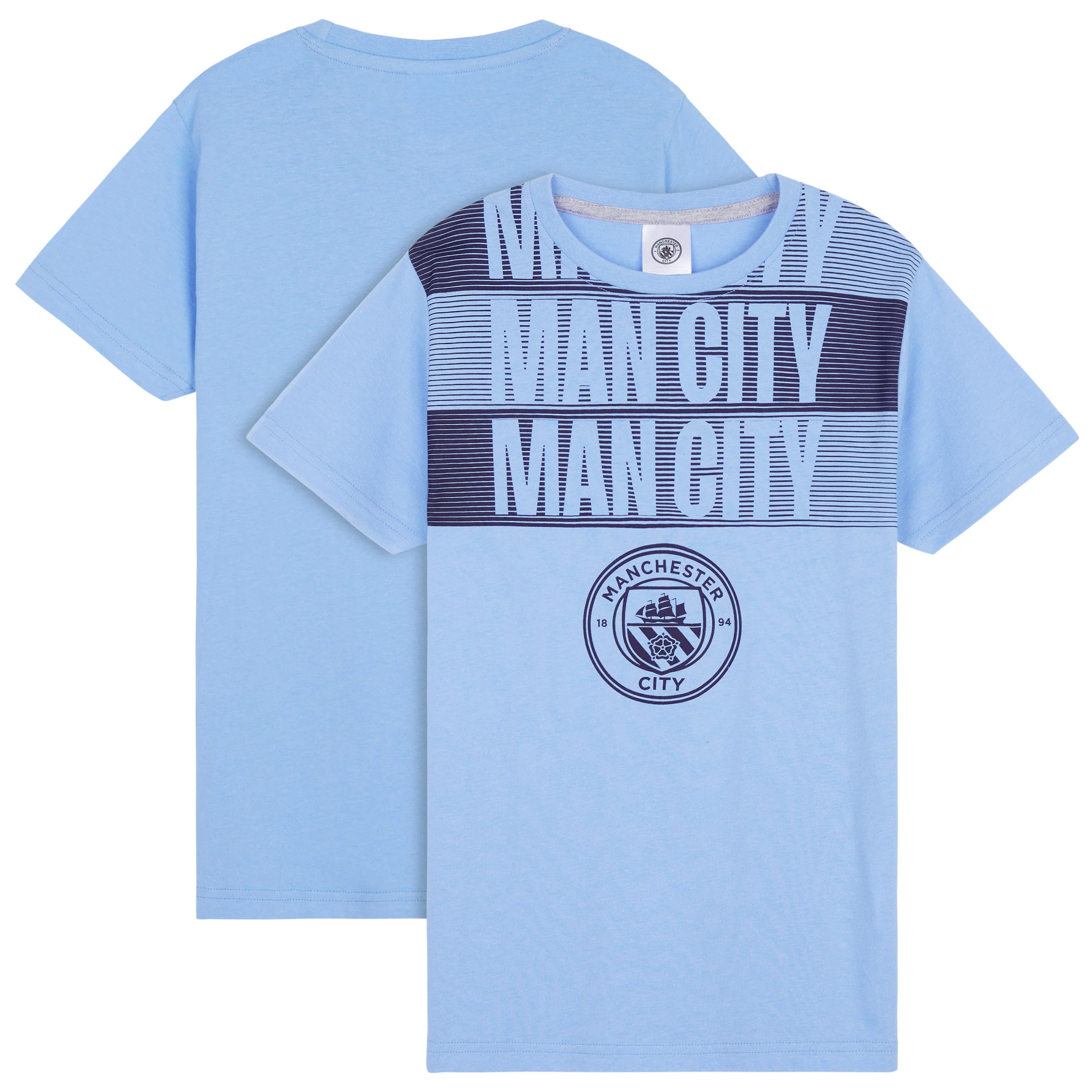 MANCHESTER CITY FC Boys Pyjamas Set - Nightwear PJs for Kids Teenagers Loungewear - Image 3