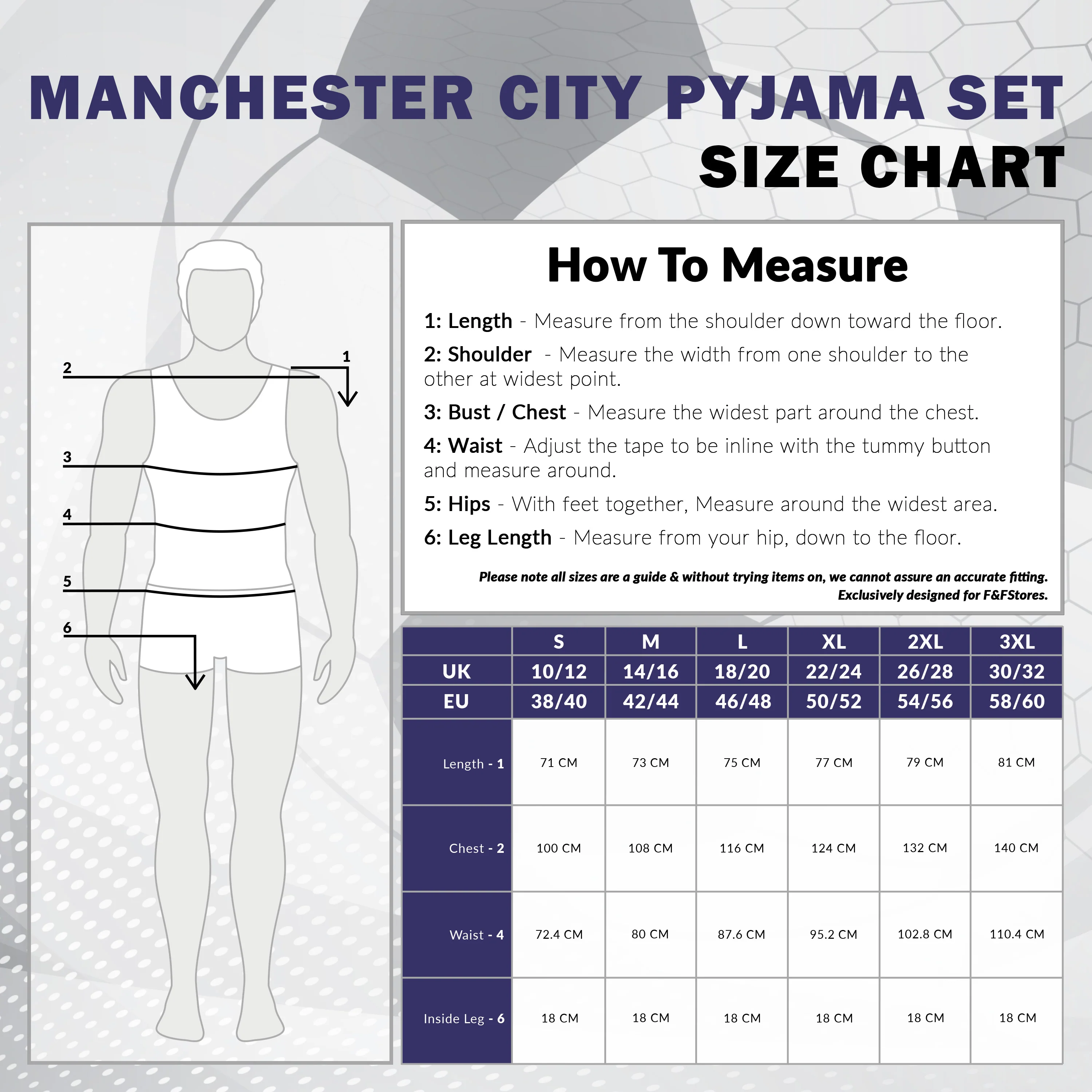 Manchester City FC Mens Pyjama Set, T-Shirt and Pyjama Shorts for Men - Image 6