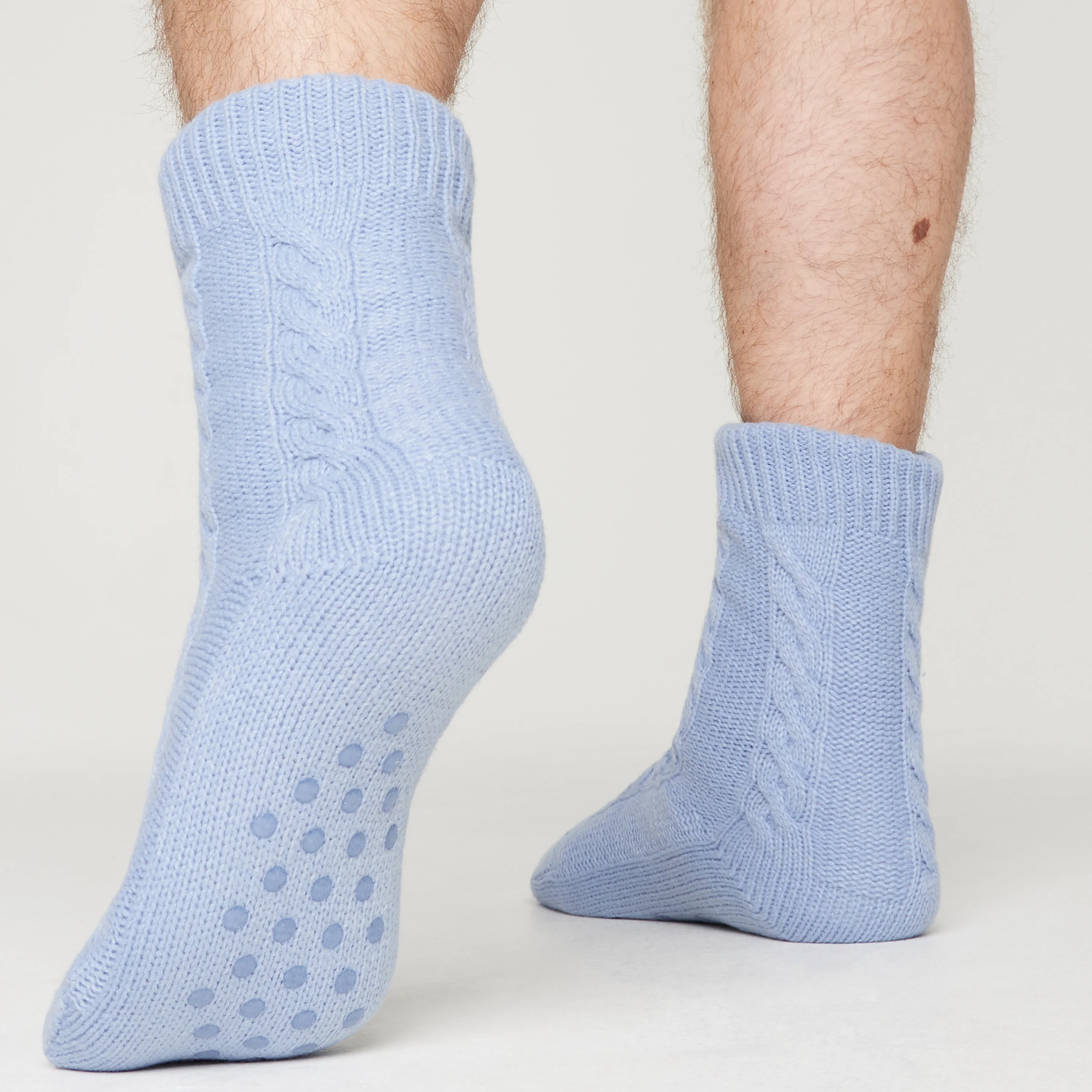 MANCHESTER CITY FC Slipper Socks for Men and Teenagers - Soft Warm Non Slip Bed Socks - Image 3