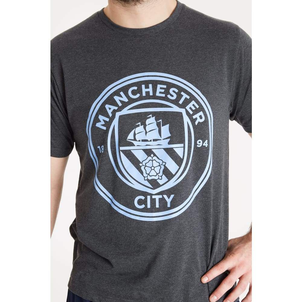 Manchester City Mens Pyjamas Set, Long Cotton Pjs, Men Football Gifts - Image 3