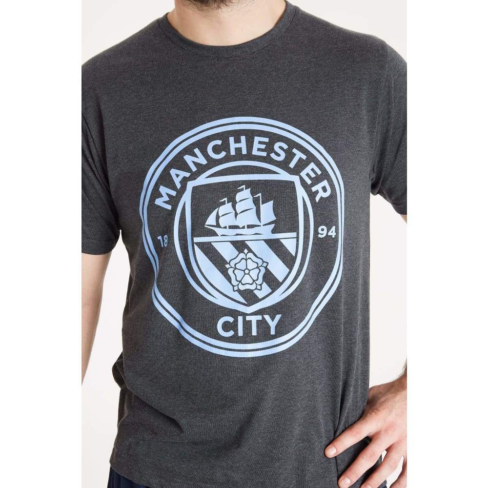 Manchester City Mens Pyjamas Set, Long Cotton Pjs, Men Football Gifts - Image 4