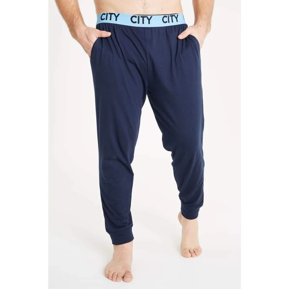 Manchester City Mens Pyjamas Set, Long Cotton Pjs, Men Football Gifts - Image 6