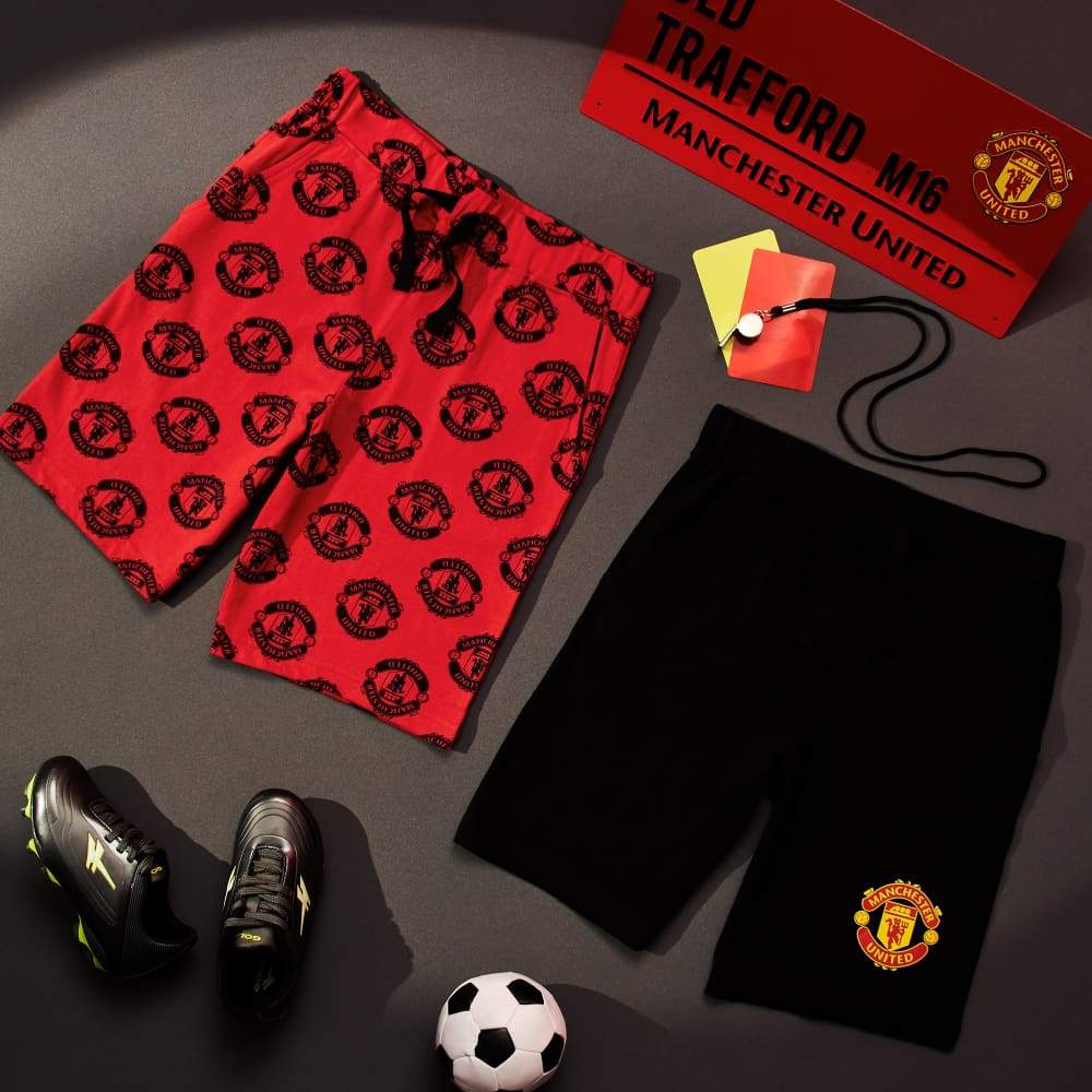 Manchester United F.C. Boys Shorts, 2 Pack for Boys Teenagers - Image 6