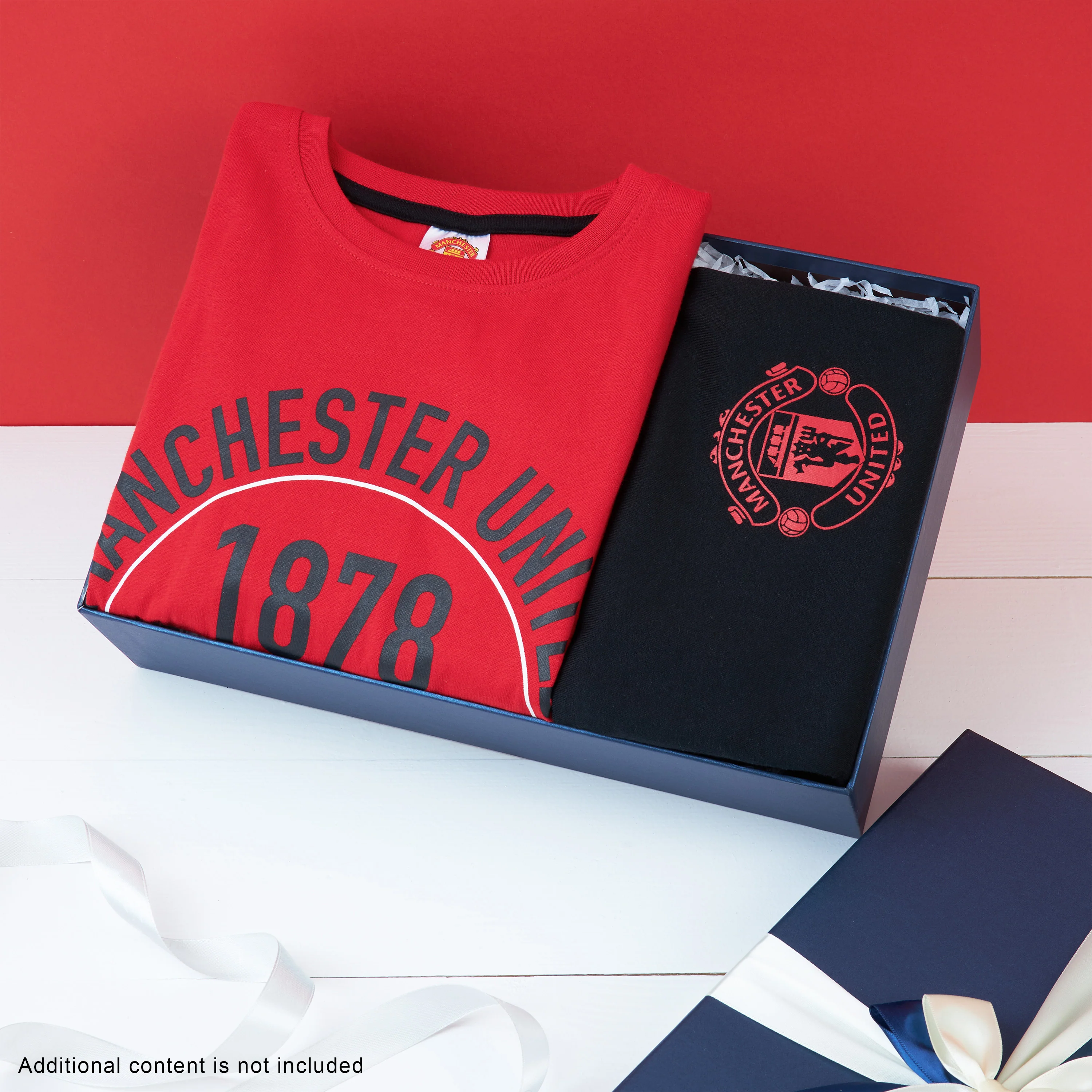 Manchester United F.C. Mens Short Pyjamas Set, Breathable 2 Piece Lounge Wear - Man United Gifts for Men - Image 2