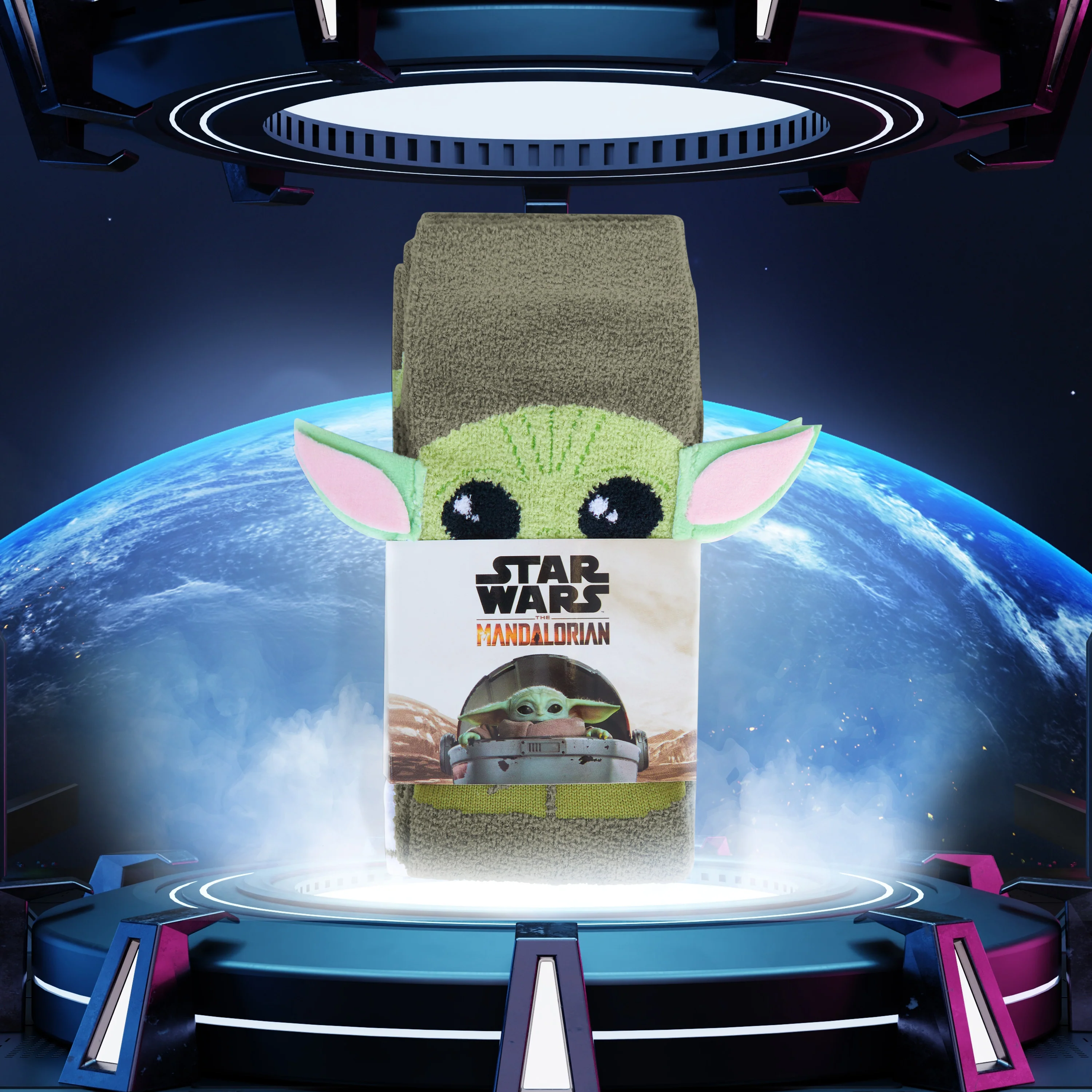 Mandalorian Precious Cargo Fluffy Socks for Ladies-2 Pack - Image 2