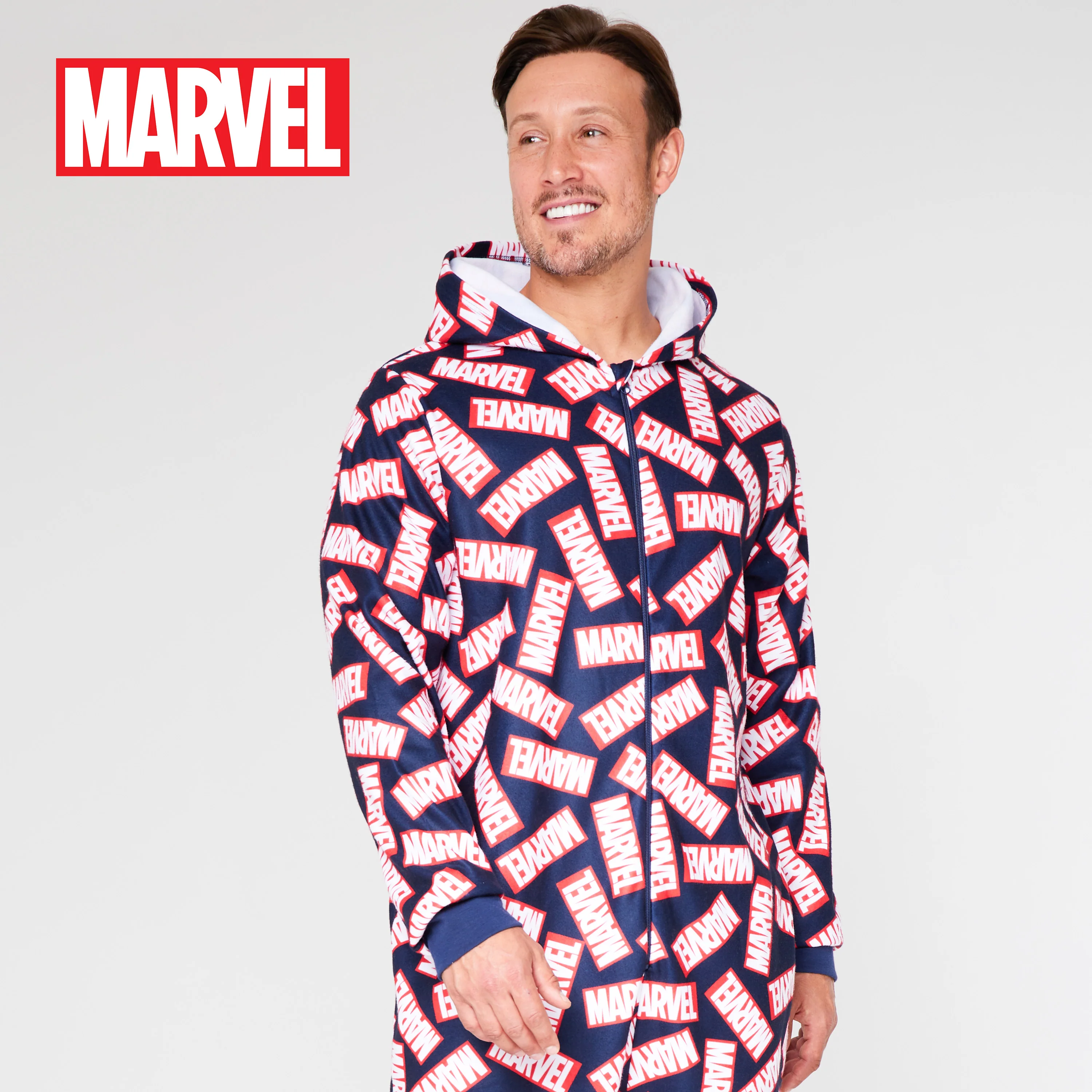 Marvel Adult Onesie for Men - MARVEL AOP Onesie for Men - Image 4