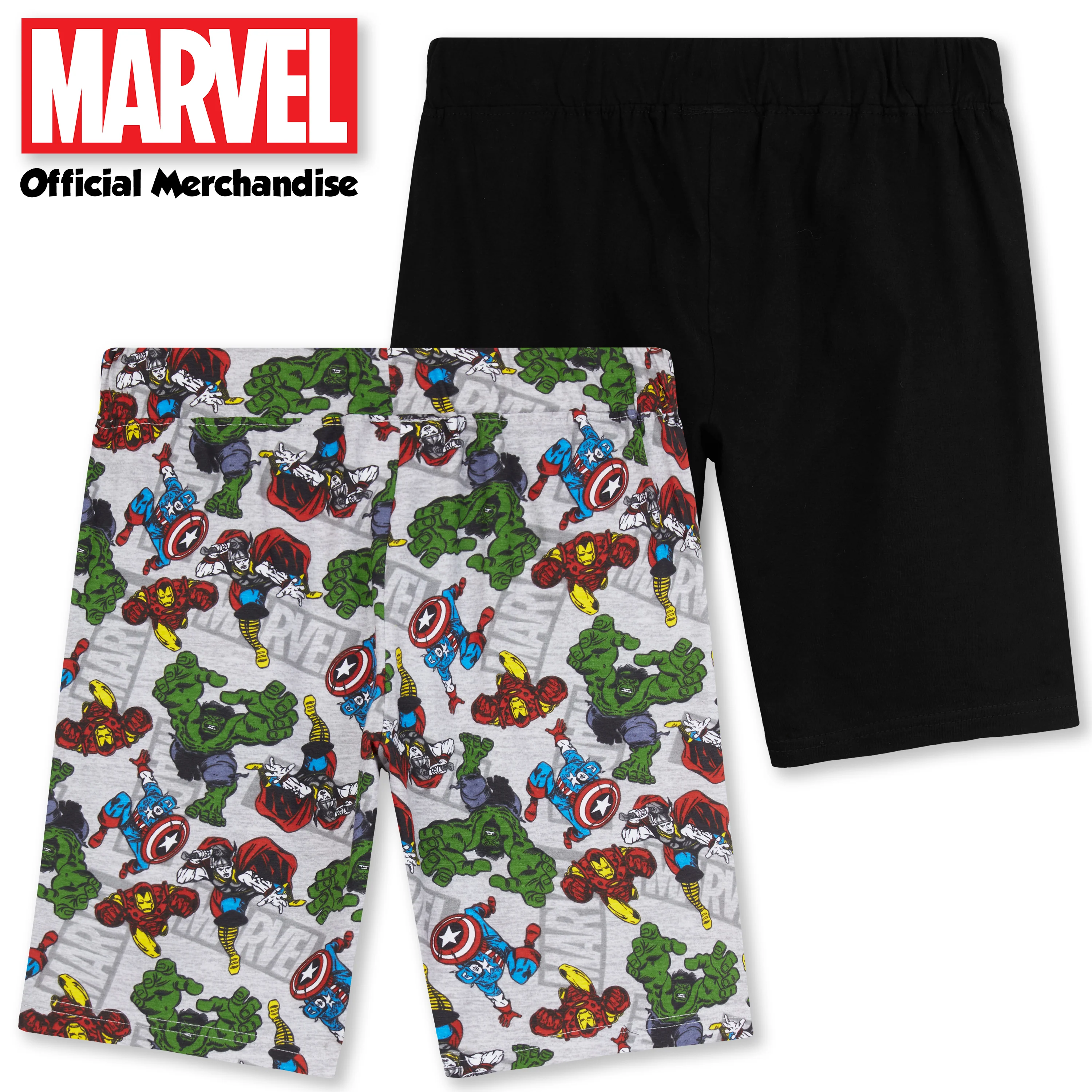 Marvel Avengers Boys Shorts, 2 Pack for Boys Teenagers - Image 7