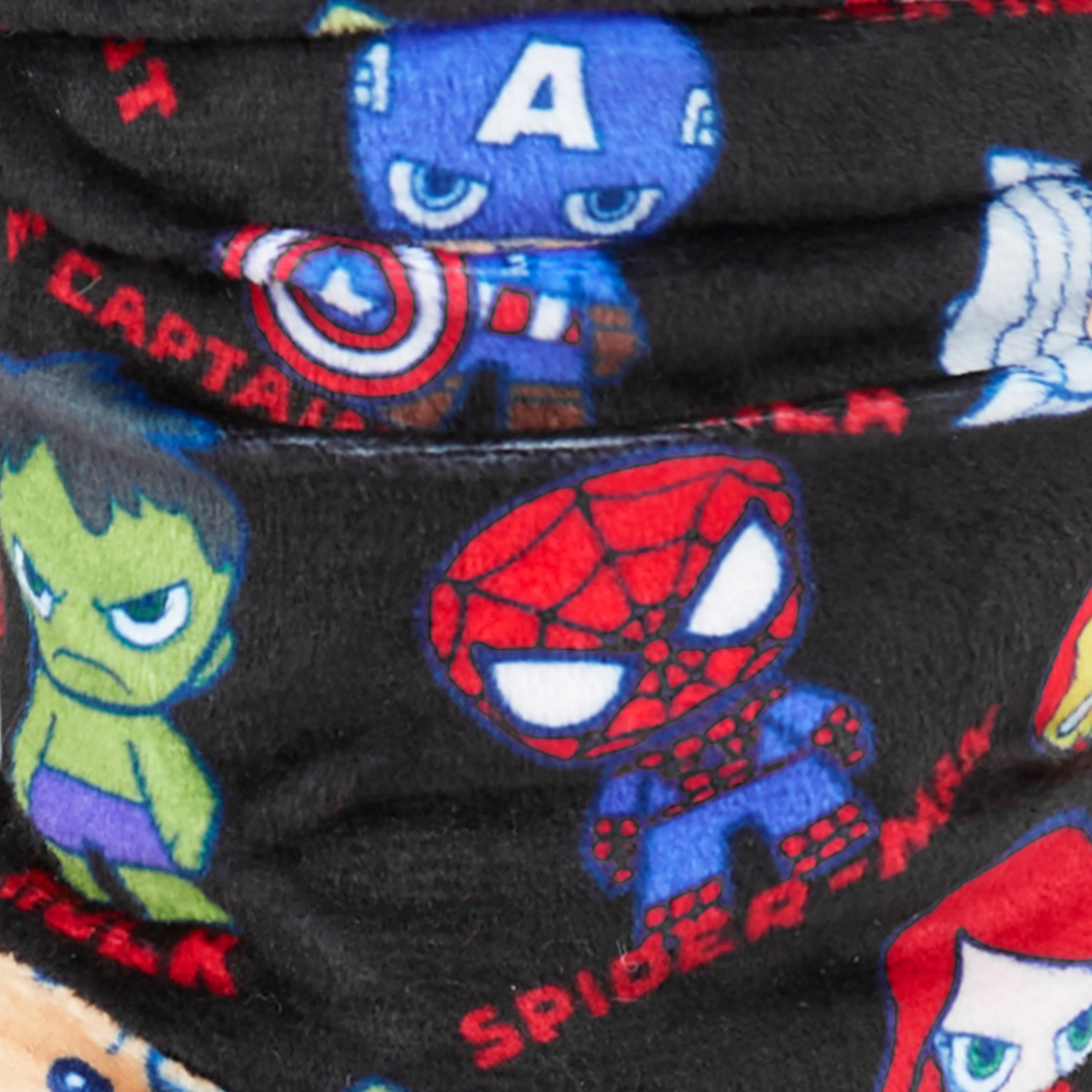 Marvel Avengers Boys Slippers - Plush Indoor House Shoes Warm Boot Slippers Kids Size 11-1 Non Slip Sole - Boys Gifts - Image 3