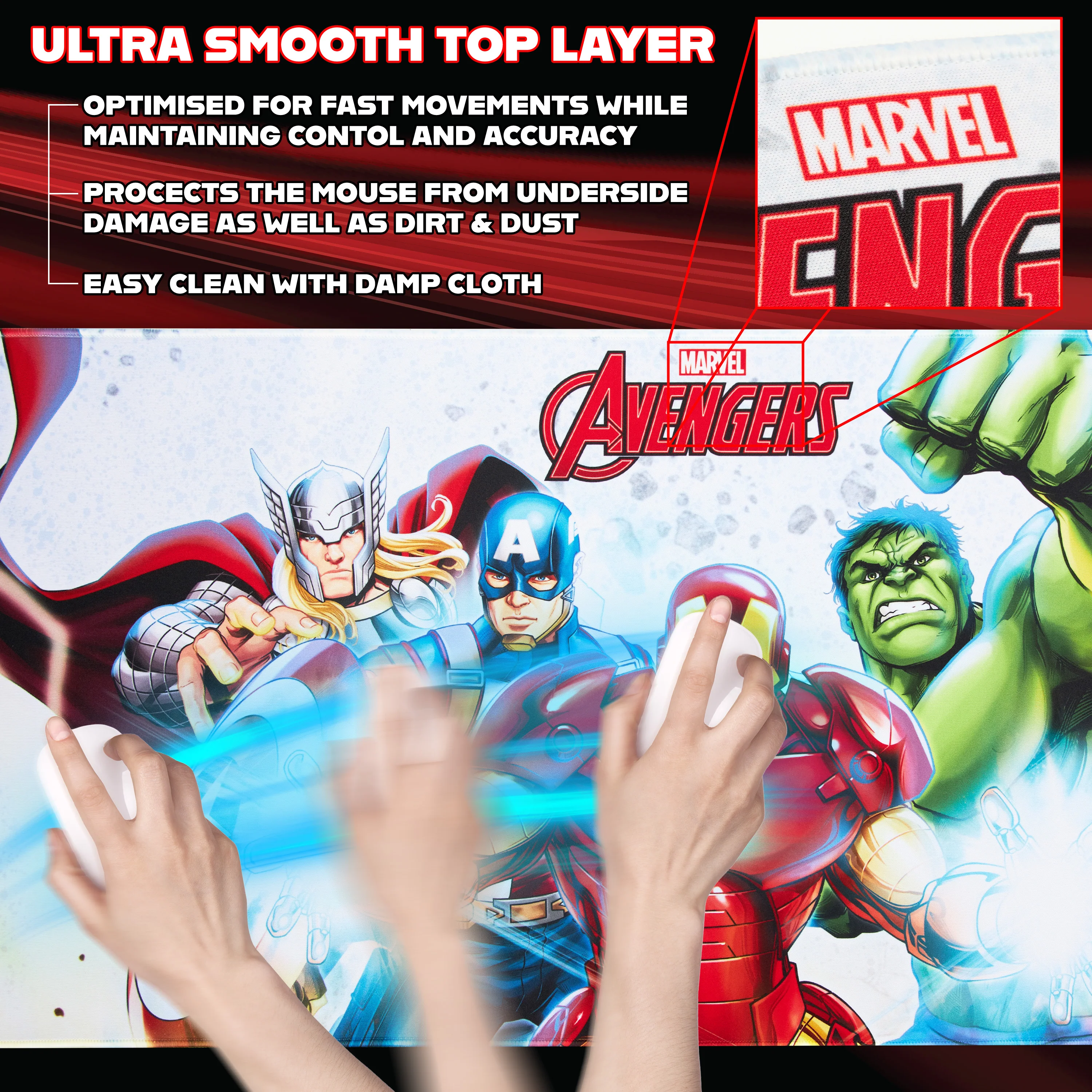 Marvel Avengers Desk Mat, Large Mouse Mat - Avengers - Image 5