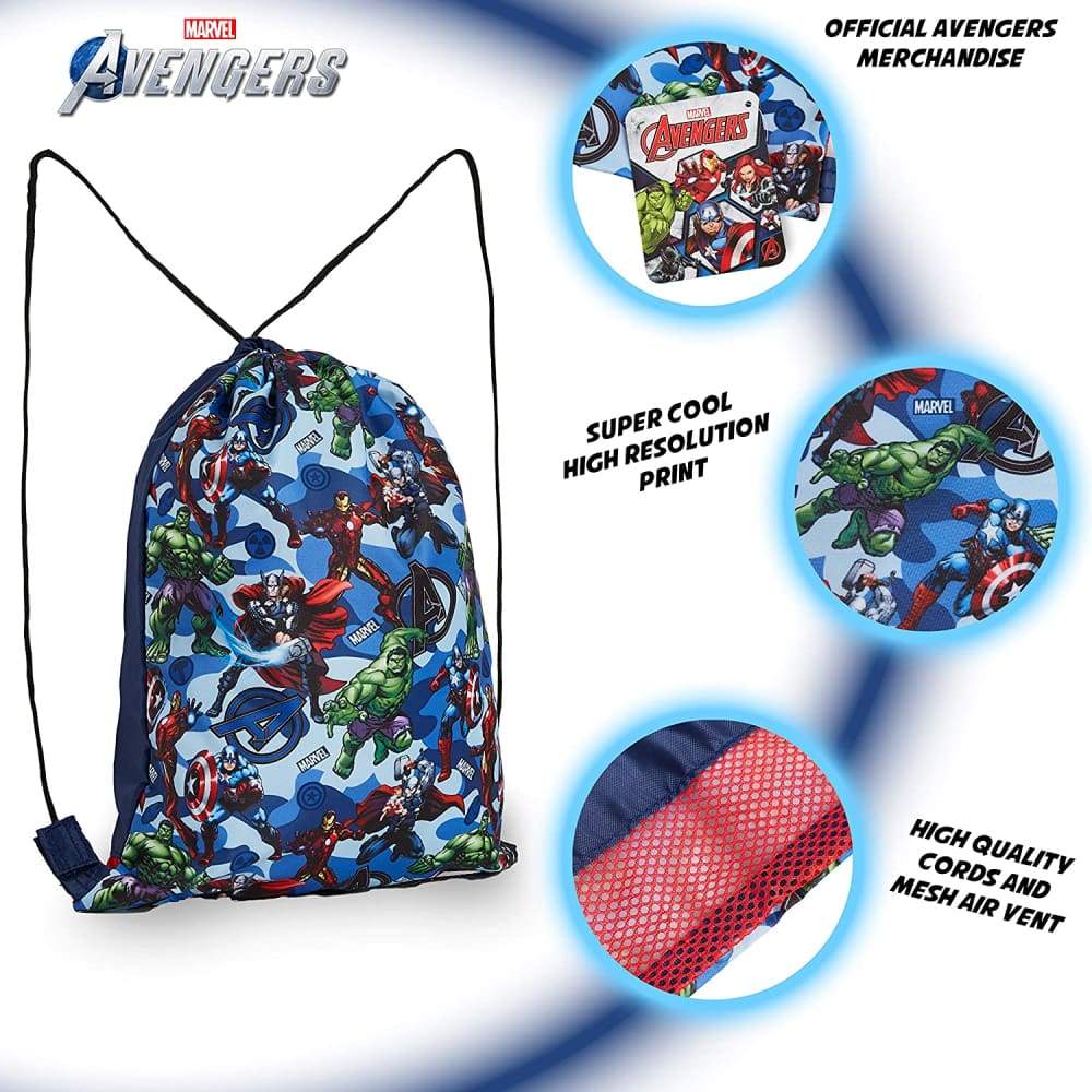 Marvel Avengers Drawstring Bags,Captain America Iron Man Hulk Thor, Gifts for Boys Teens - Image 5