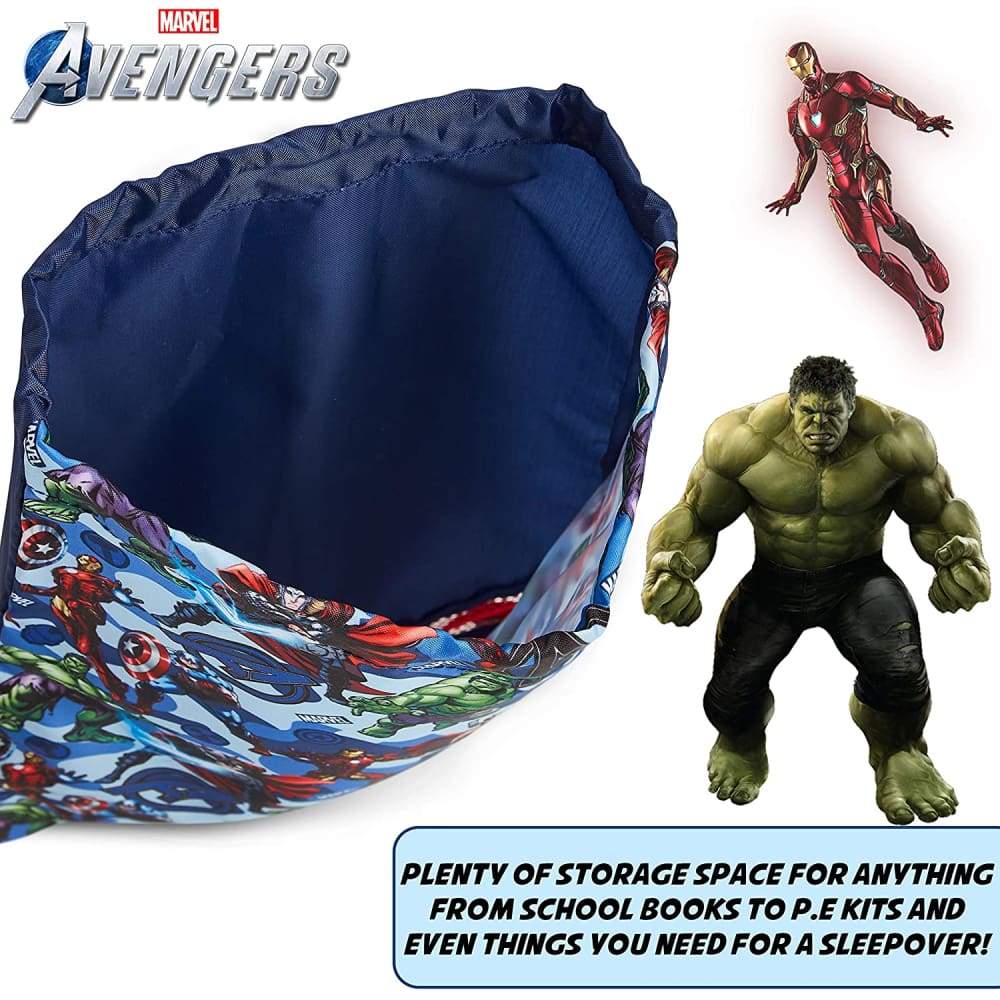 Marvel Avengers Drawstring Bags,Captain America Iron Man Hulk Thor, Gifts for Boys Teens - Image 7