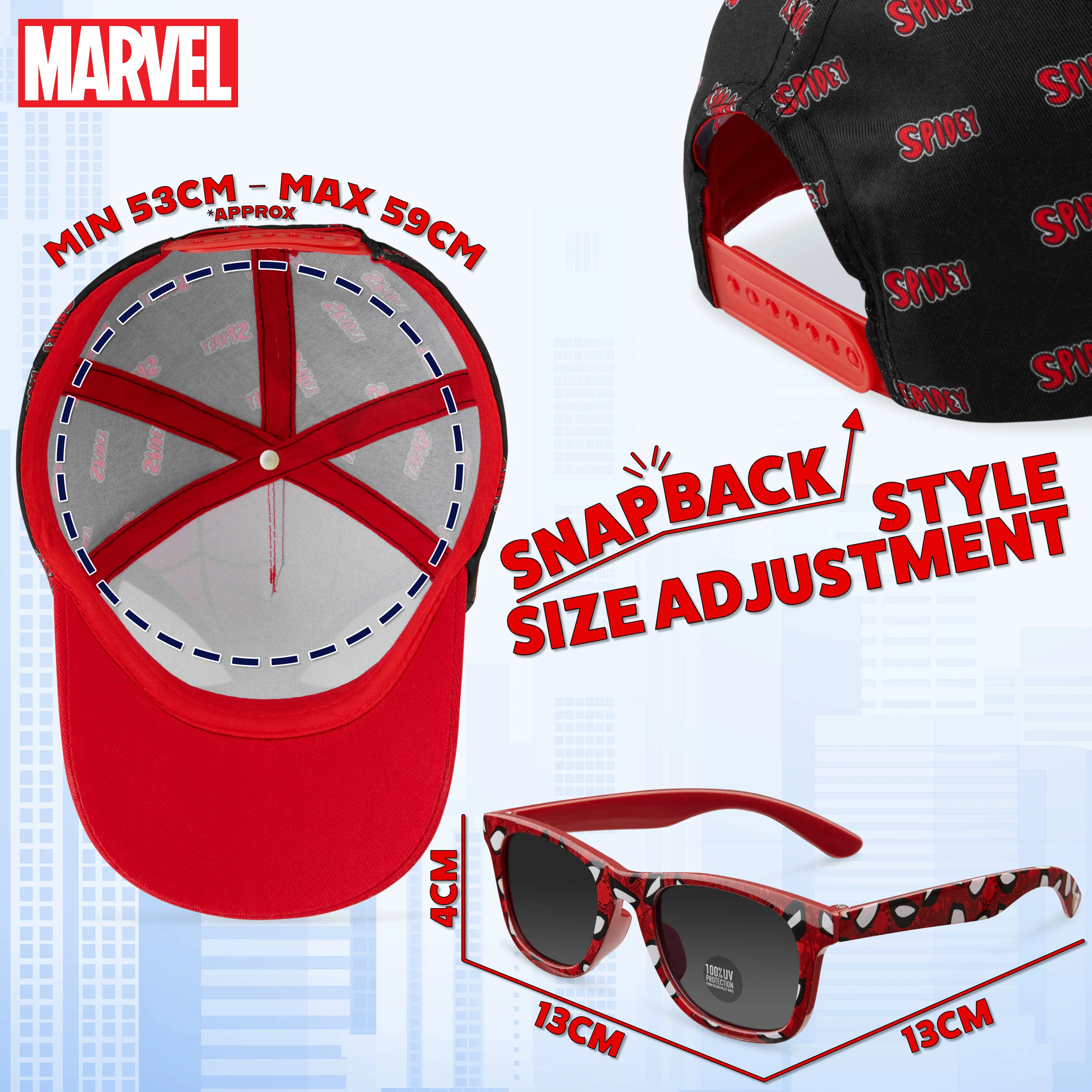 Marvel Baseball Cap for Boys Breathable Boys Hat Summer Accessories One Size Adjustable Strap Spiderman Avengers Gifts for Boys - Image 6