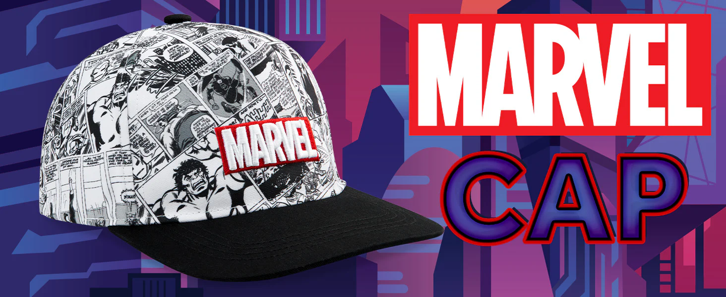 Marvel Baseball Cap for Boys Teenagers Peaked Sun Hat Kids Lightweight Summer Sun Hat - Image 6