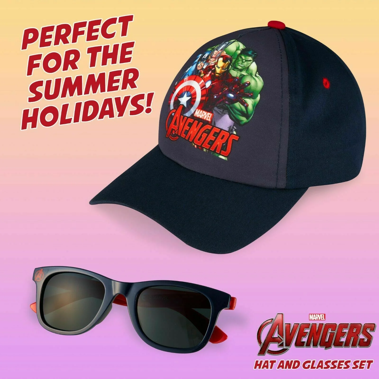 MARVEL Baseball Cap, Spiderman Sunglasses & Boys Caps, Kids Sunglasses & Sun Hat - Image 3