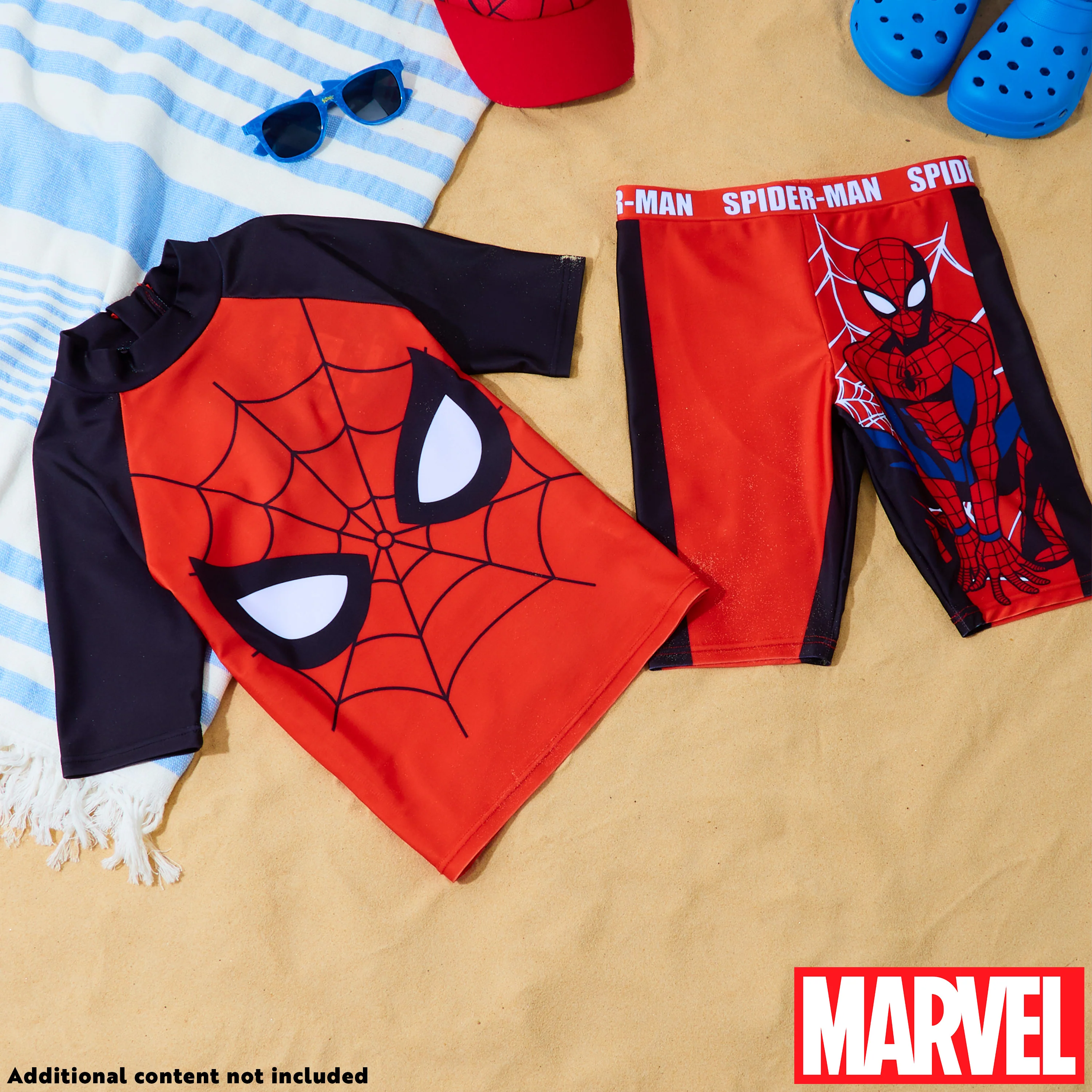 Marvel Boys 2 Piece Swimwear Set for Kids - Beach, Pool, Holiday Essentials - Image 2