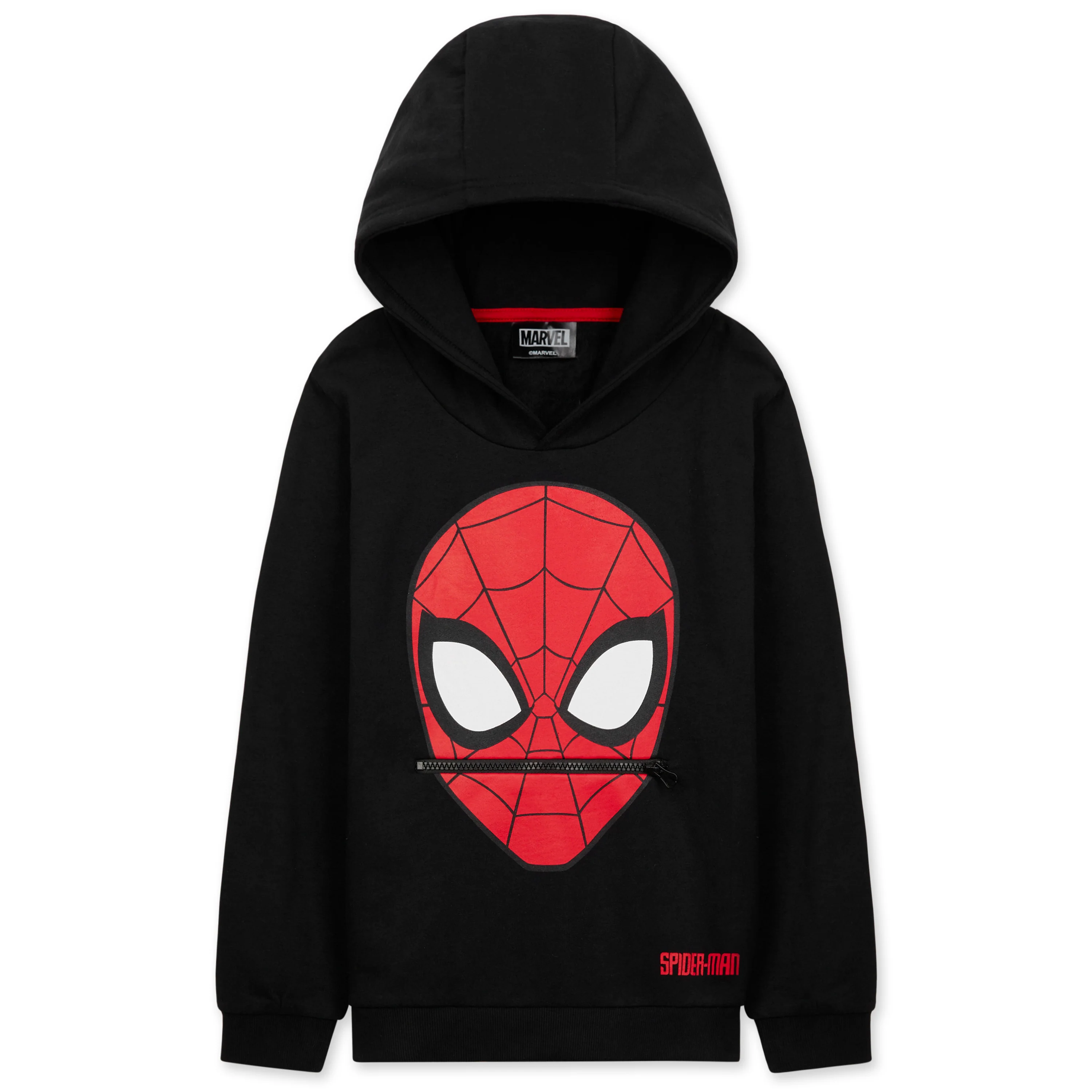 Marvel Boys Hoodie - Spiderman Hooded Sweatshirt for Boys