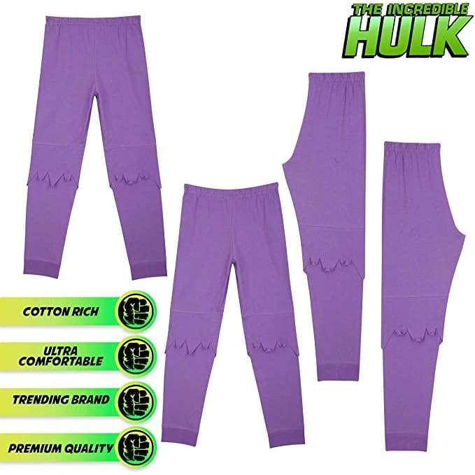 Marvel Boys Pyjamas, Incredible Hulk Pyjamas, Kids Pjs Set, Cotton Kids Clothes - Image 5