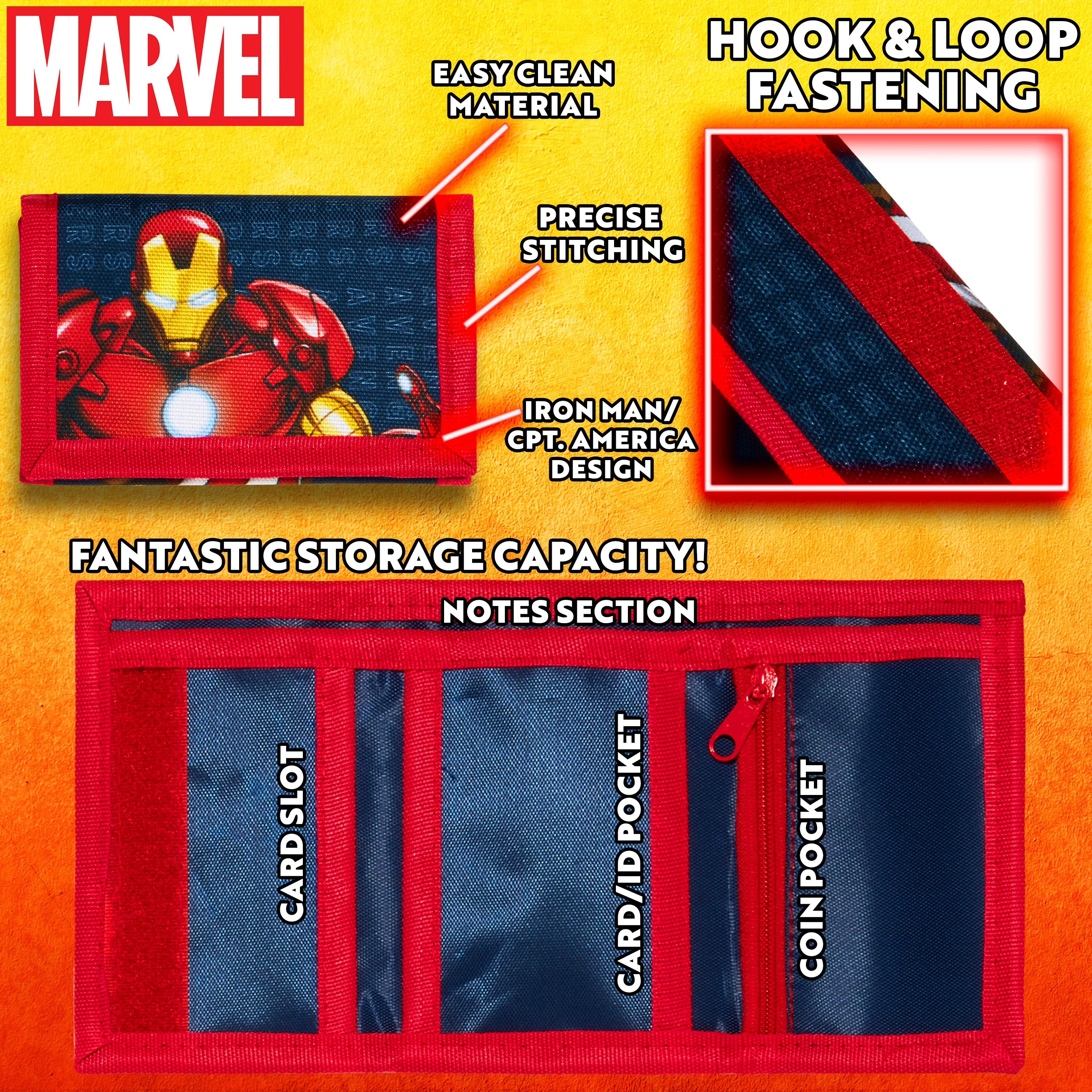 Marvel Boys UV Protection Sunglasses and Trifold Wallet Set - Avengers - Image 4