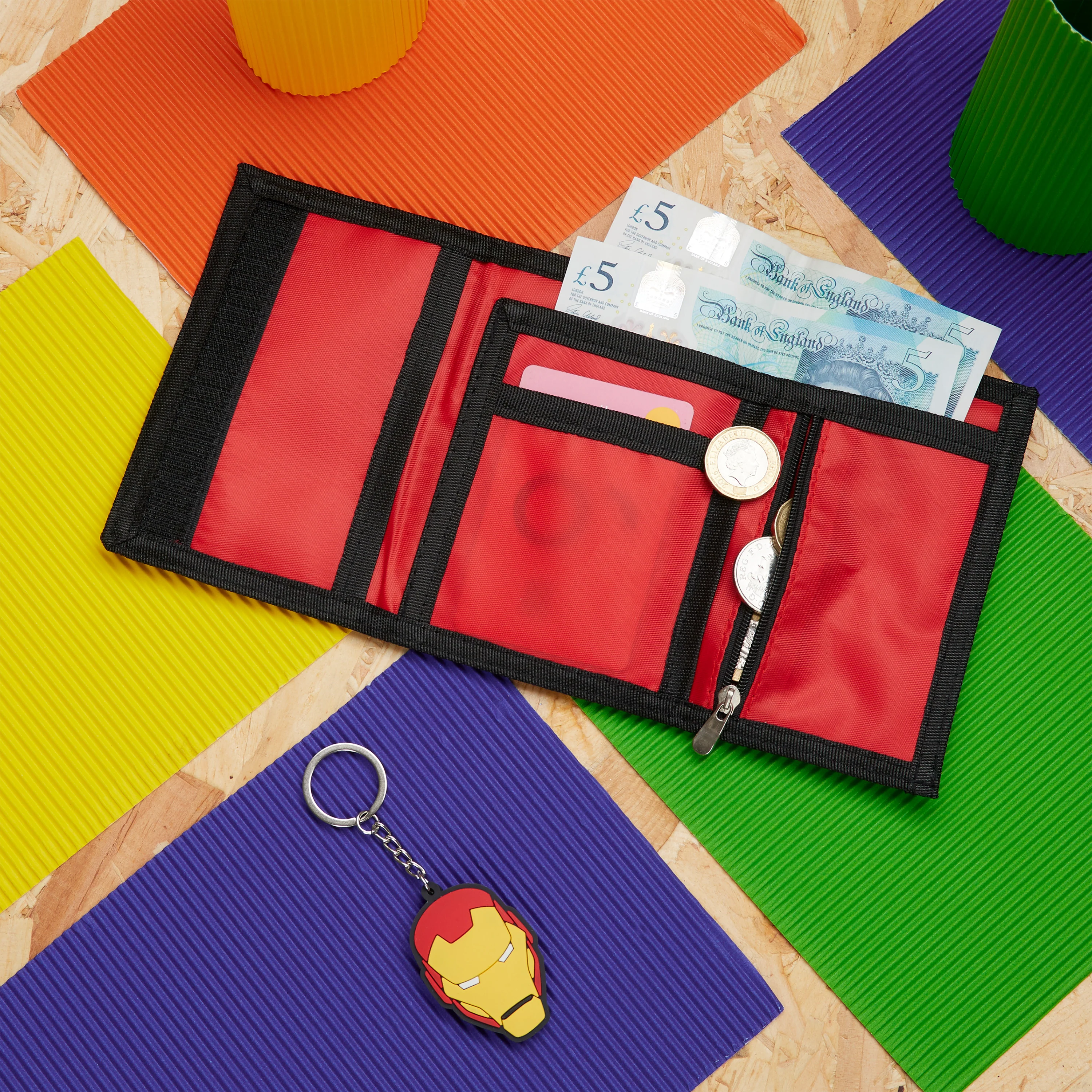 Marvel Boys Wallet and Keyring Gift Set - Multi Avengers - Image 2
