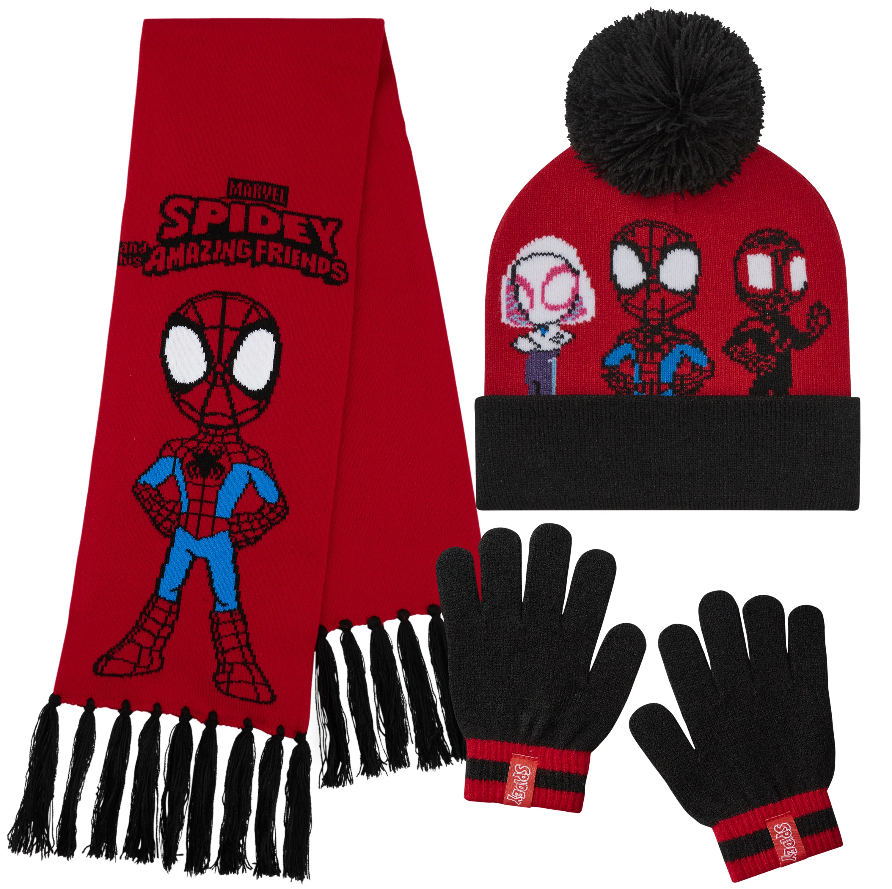Marvel Boys Winter Accessories Set, Cosy for School Travel - Gifts for Boys