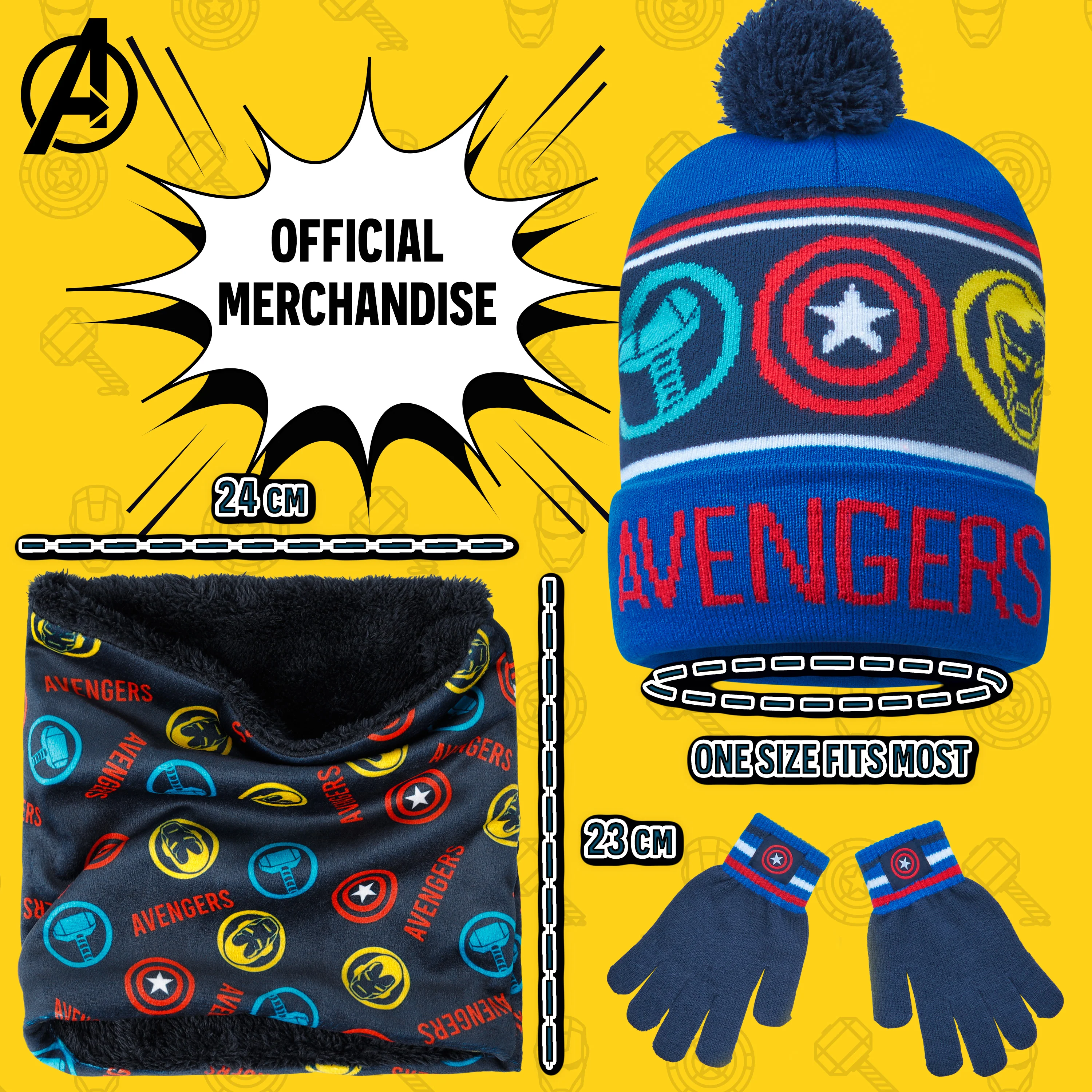 Marvel Boys Winter Accessories Set, Cosy for School Travel - Gifts for Boys - Image 7
