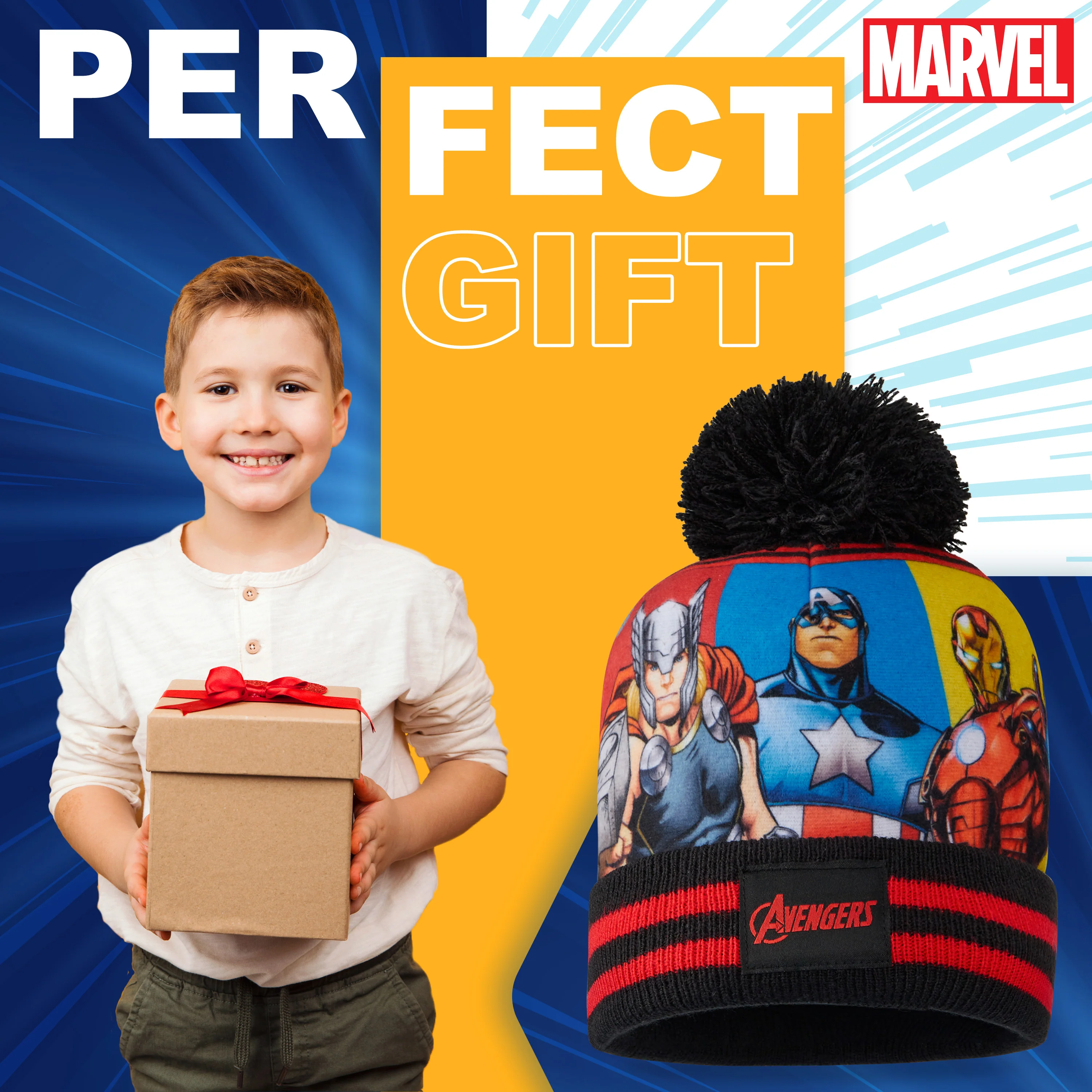 Marvel Boys Winter Accessories Set, Cosy for School Travel - Gifts for Boys - Image 3