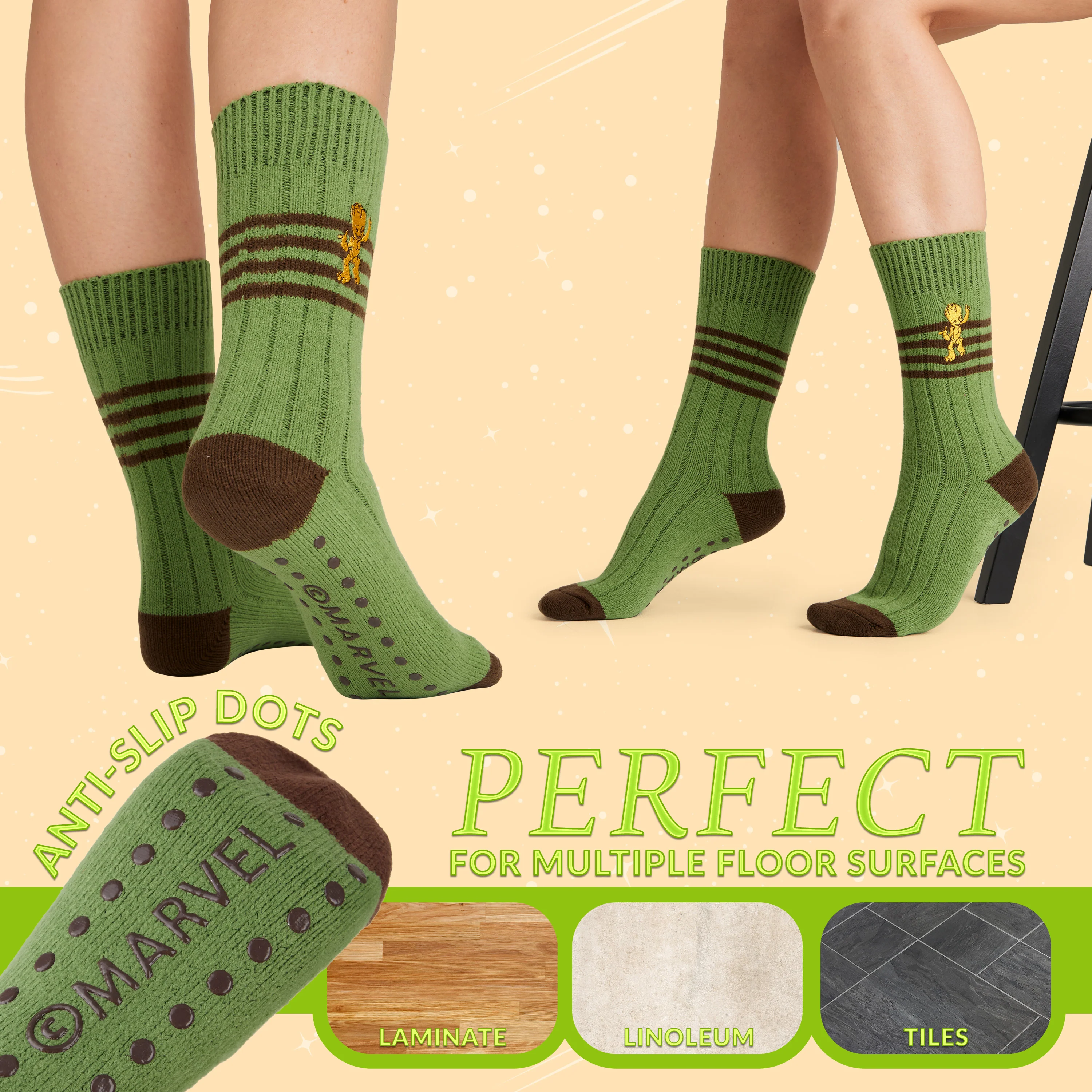 Marvel Guardians of the Galaxy Bed Socks for Women - Image 3