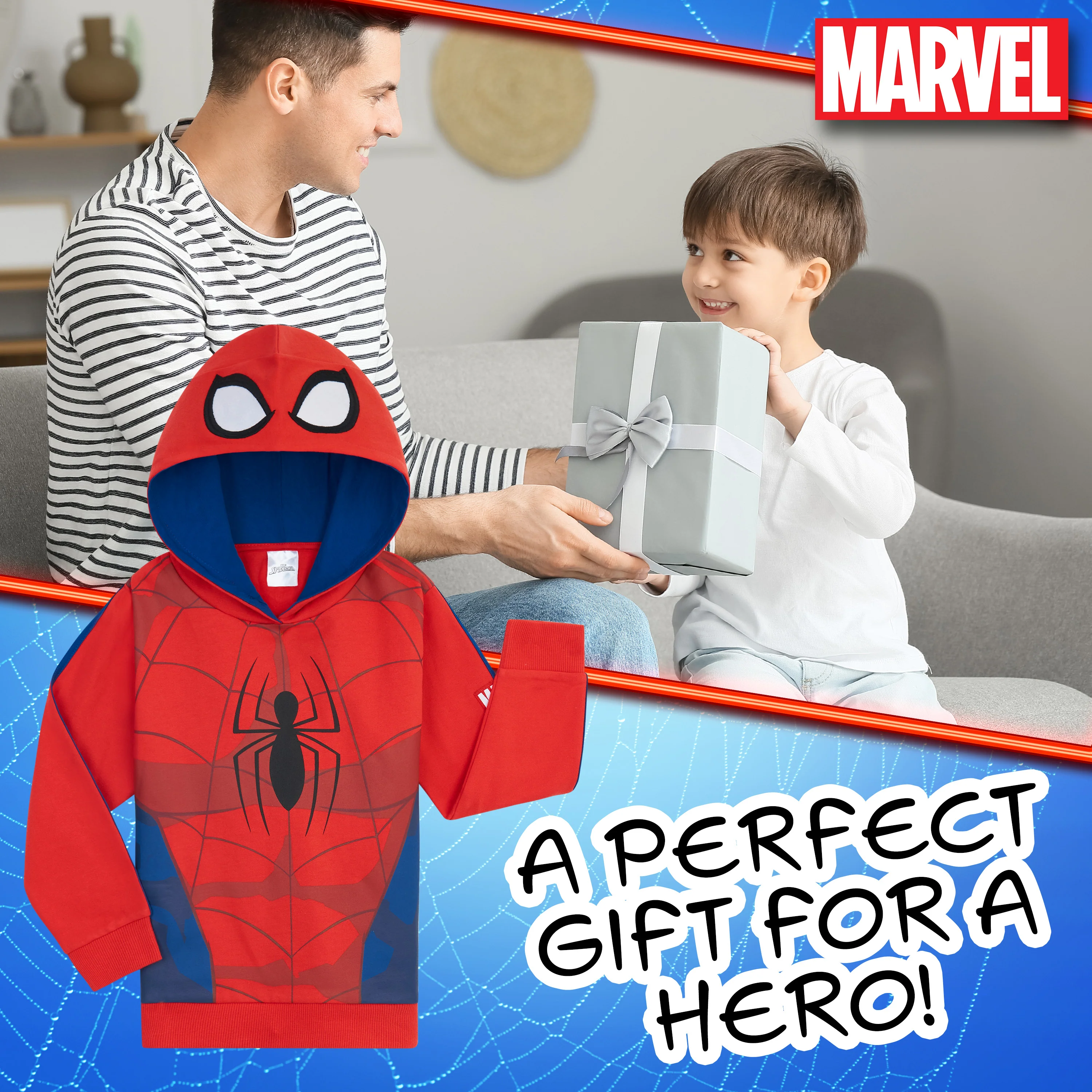 Marvel Hoodies for Boys - Spider-Man Hoodie for Boys - Image 2