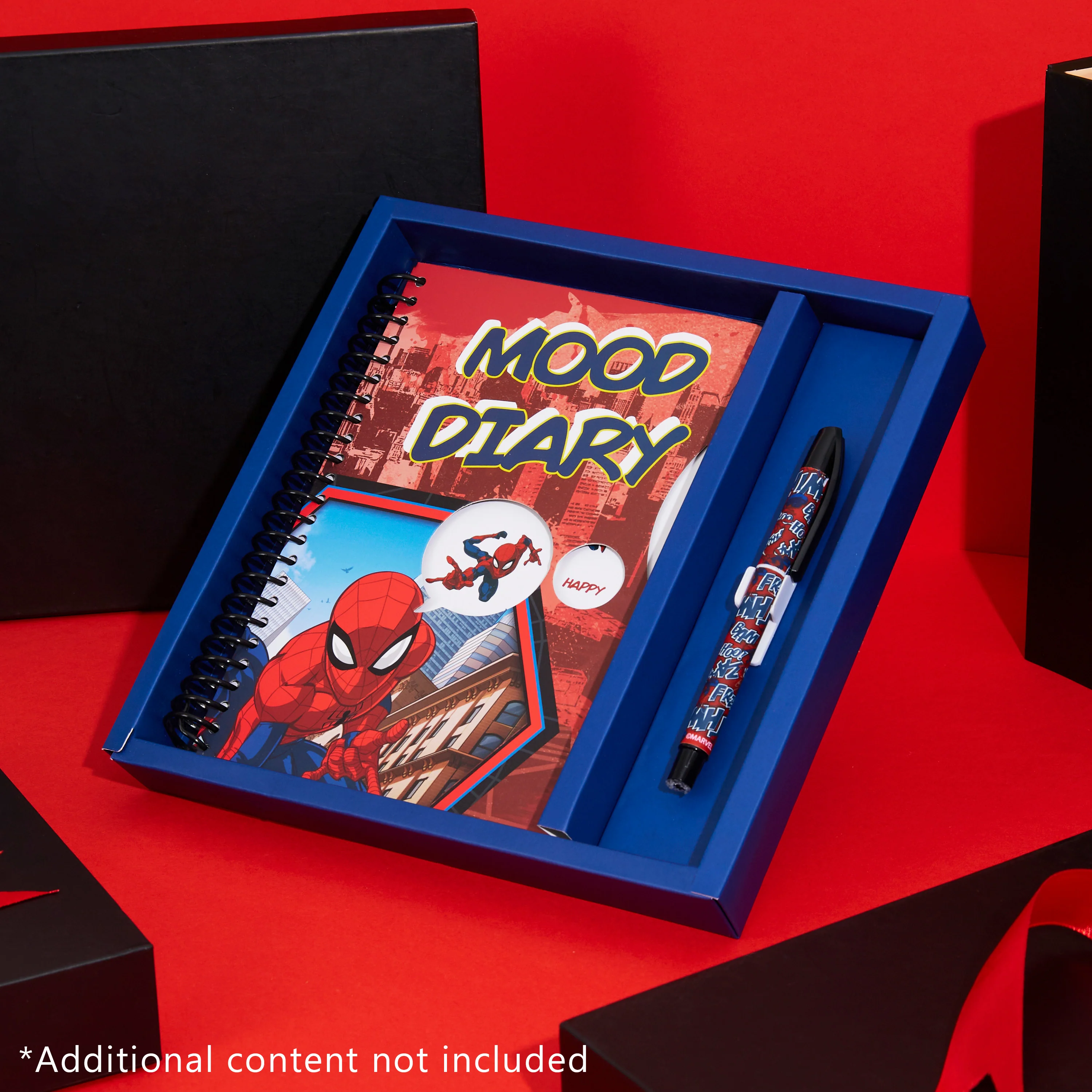 Marvel Kids Diary - Spiderman Mood Journal with Stickers and Pen - Image 2