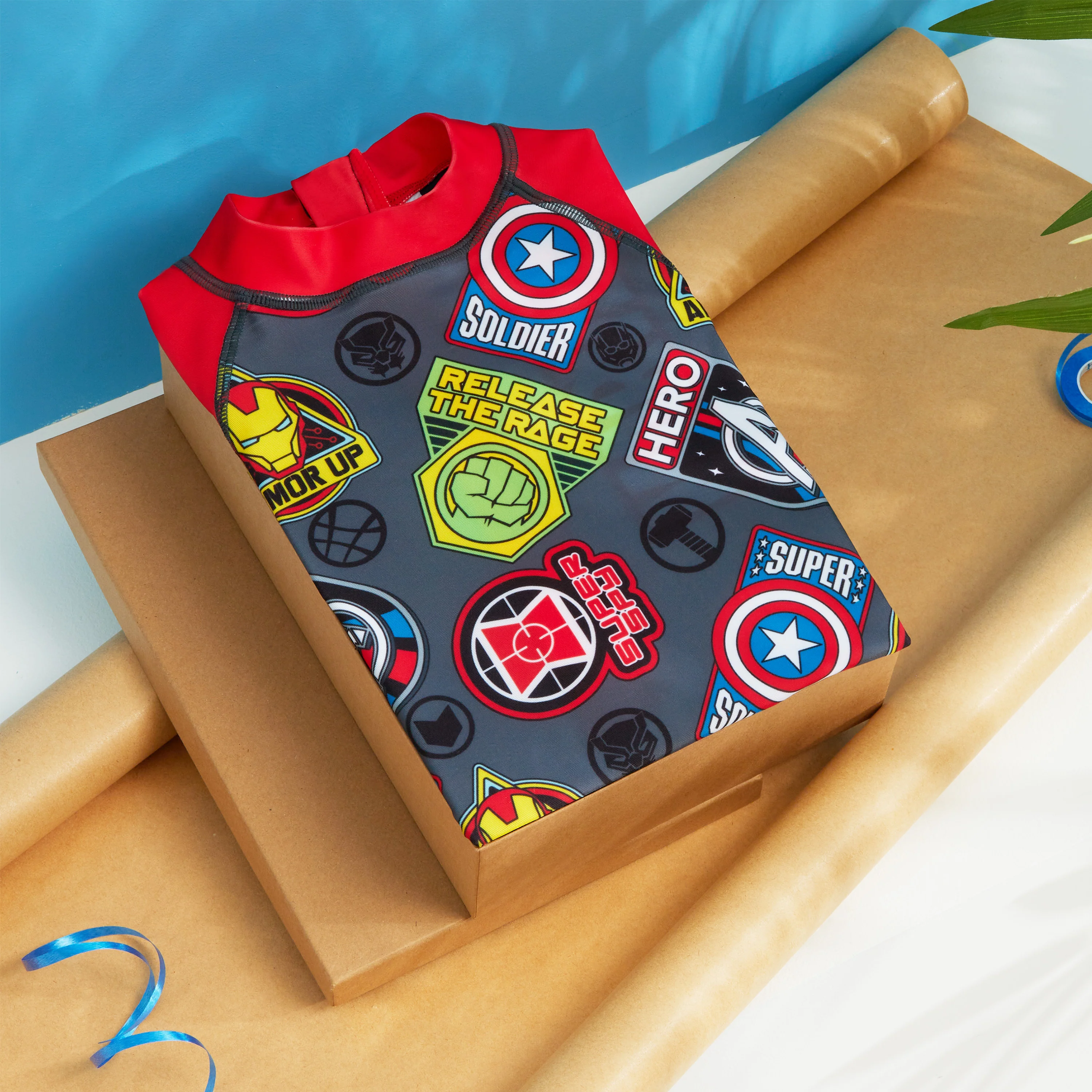 Marvel Kids Swimming Costume Summer Holiday Essentials for Kids - Image 2
